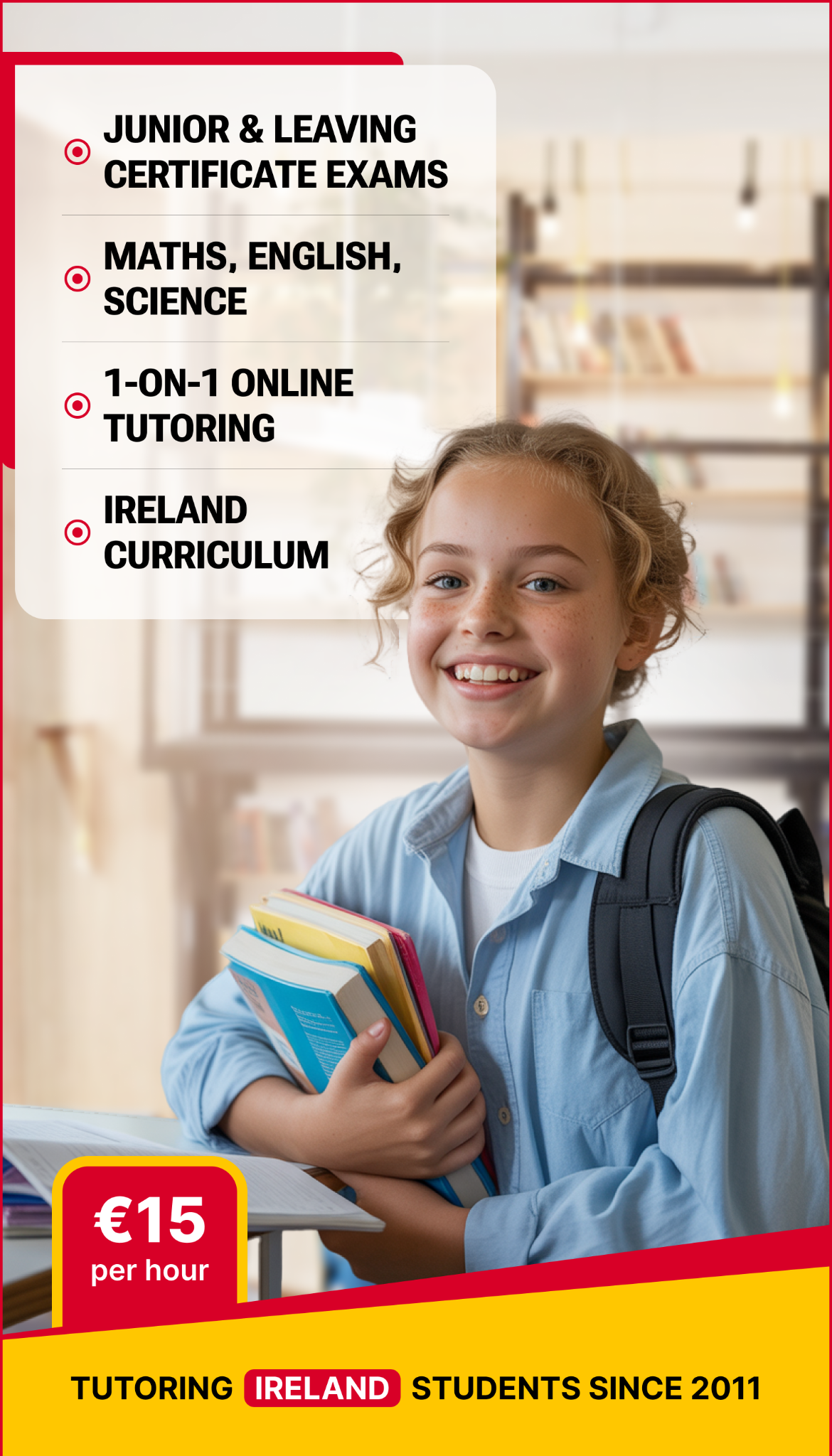 Jaya's Academy Facebook ad