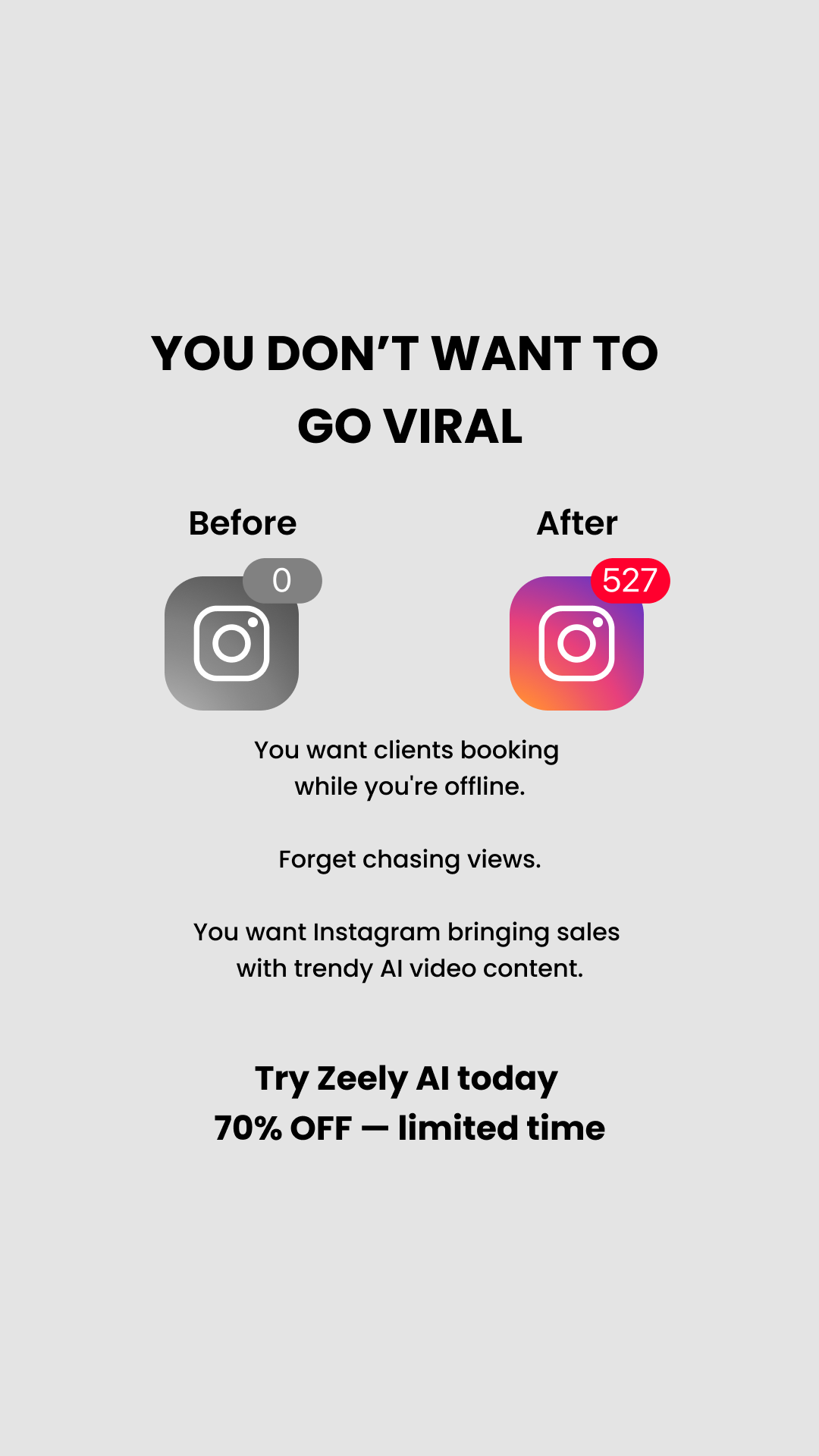 Zeely Facebook ad