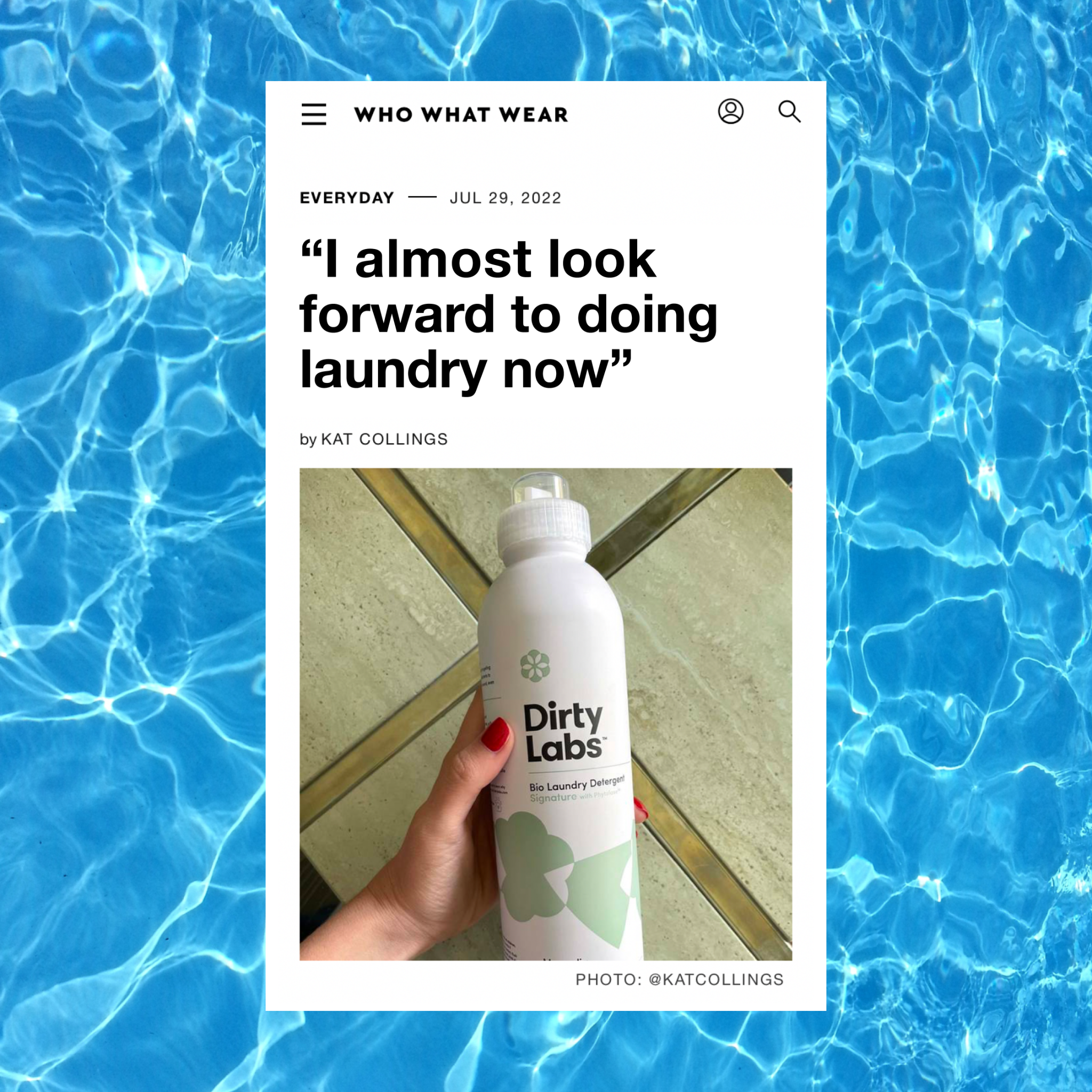 Dirty Labs Facebook ad