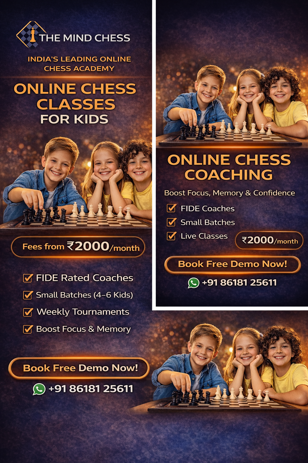 The Mind Chess Academy Facebook ad from May 12, 2026