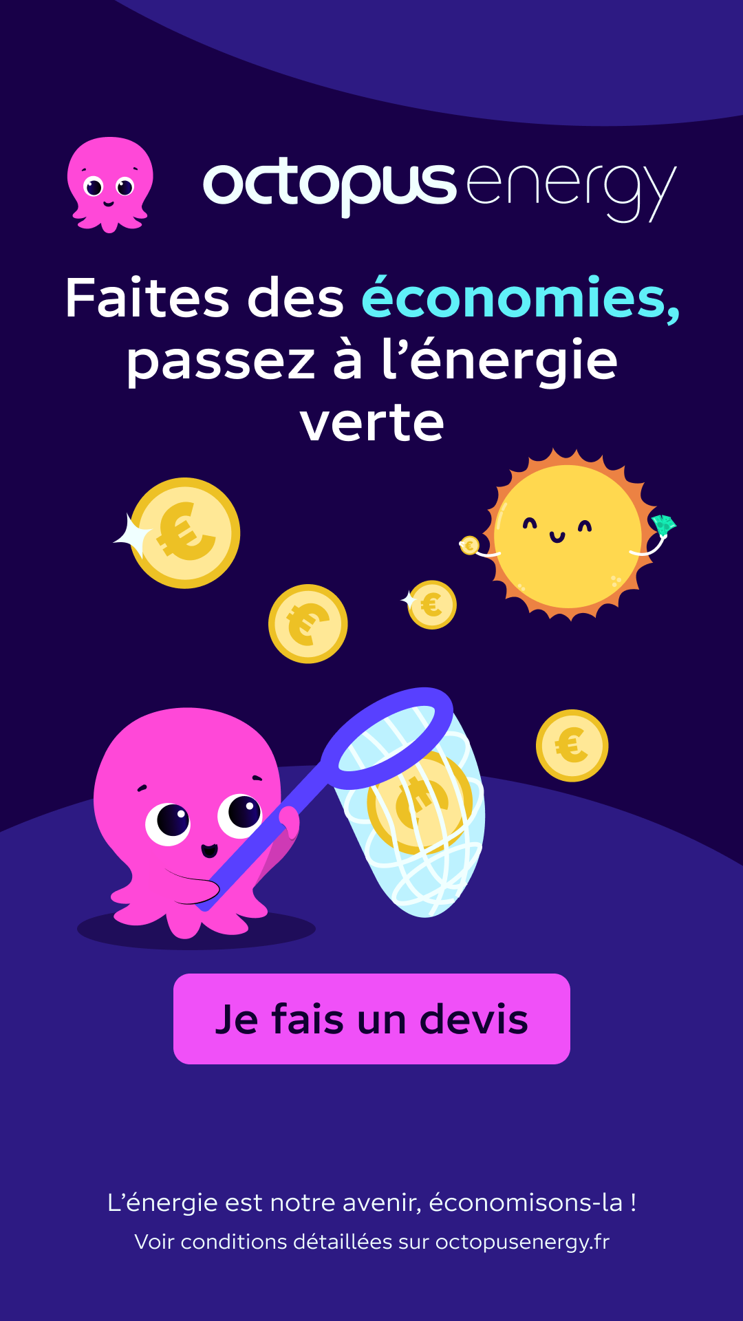 Octopus Energy Facebook ad