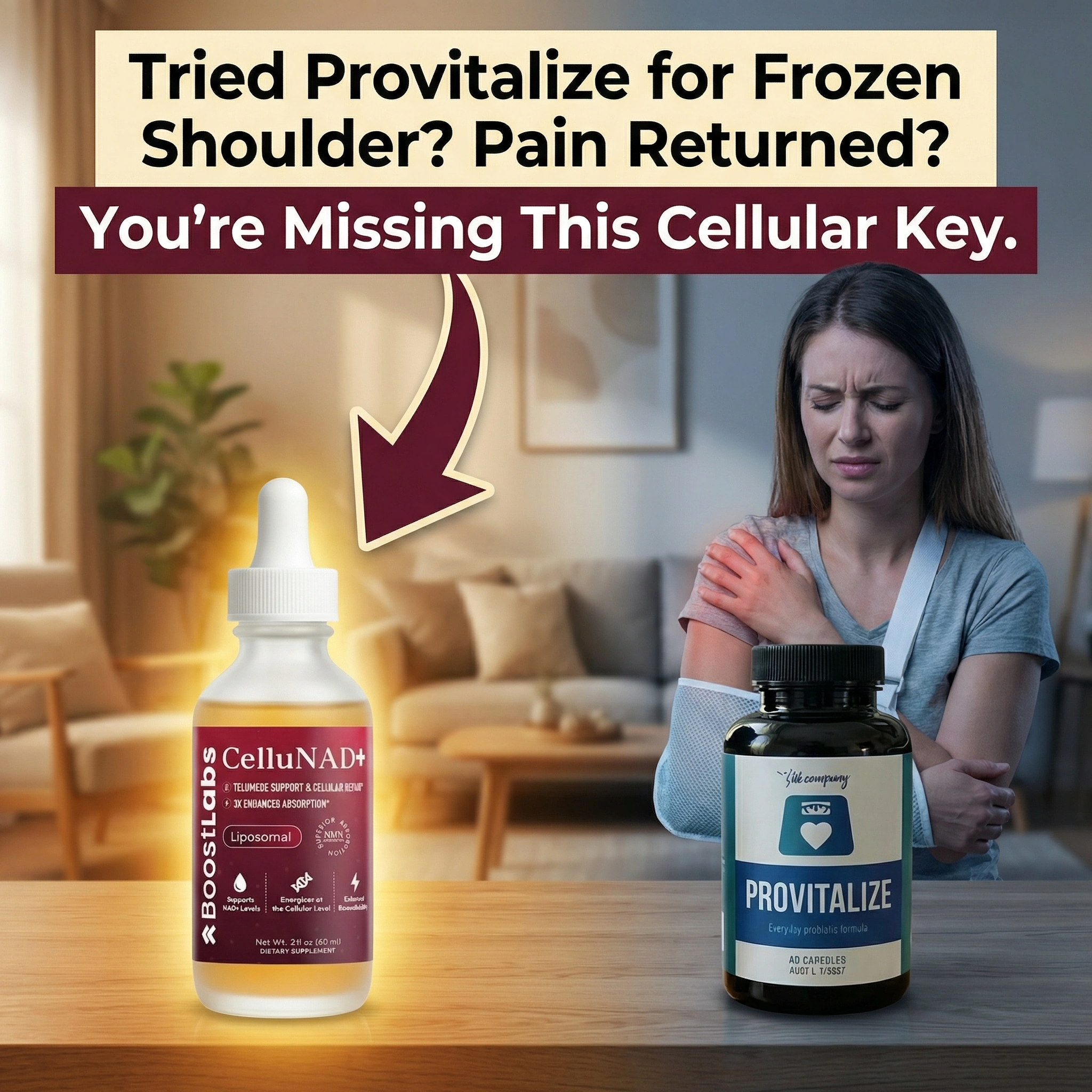 Sarah Mitchell Menopause Joint Expert Facebook ad