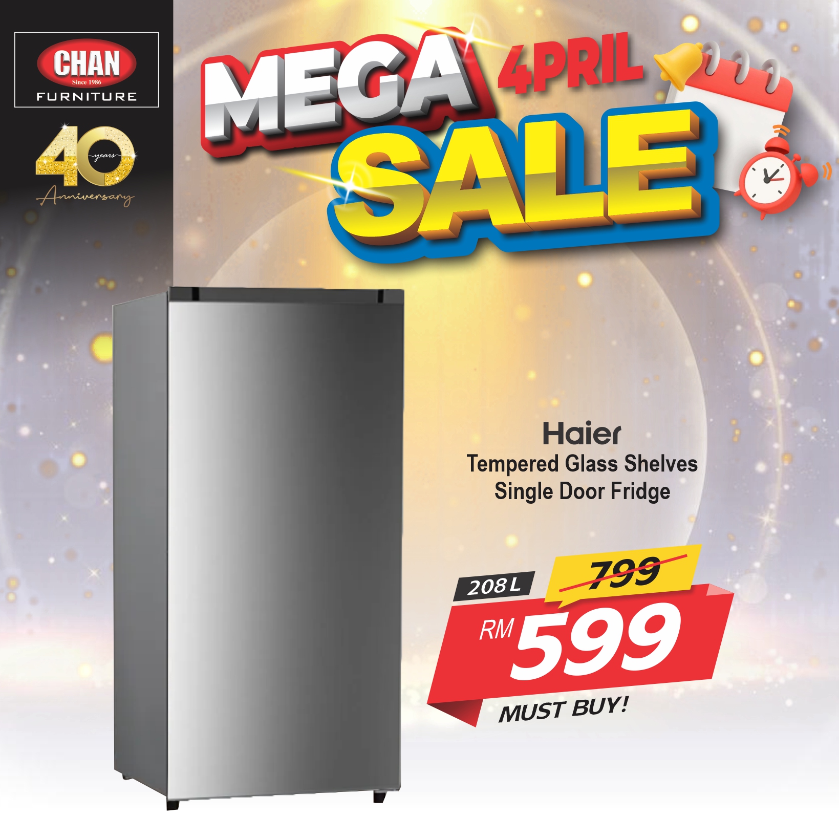 Chan Furniture - Sabah Facebook ad: ๐๐๐๐๐ ๐๐๐๐ ๐๐๐๐, Naik taraf barangan elektrikโฆ
