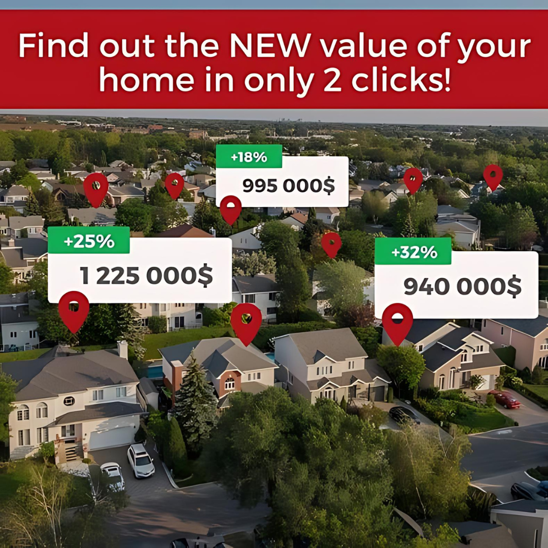 The Montreal Real Estate Facebook ad: Click here to receive your free report!