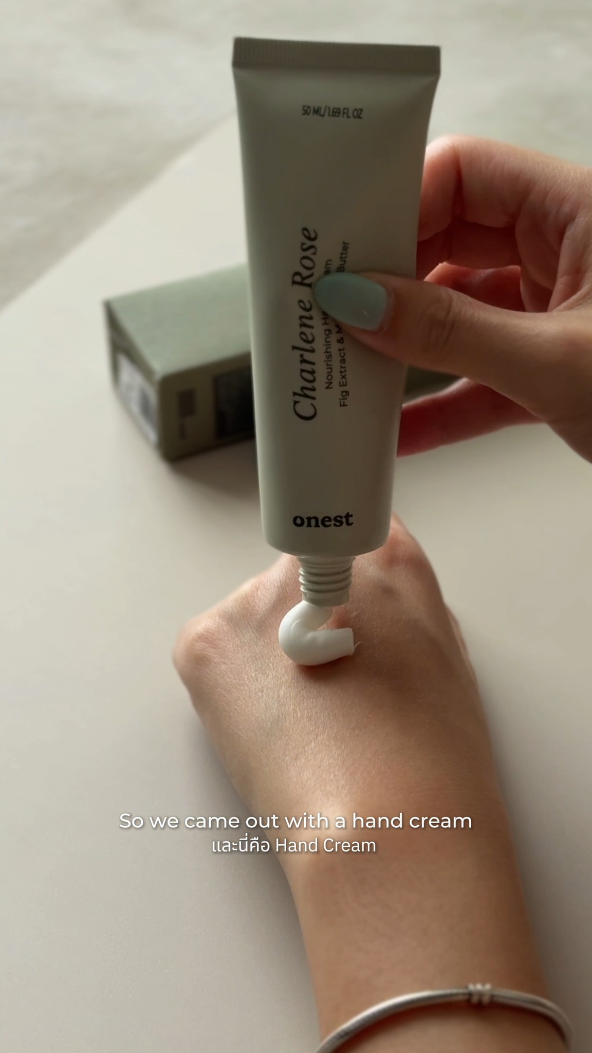 Onest Facebook ad: A nourishing hand cream with a texture that…