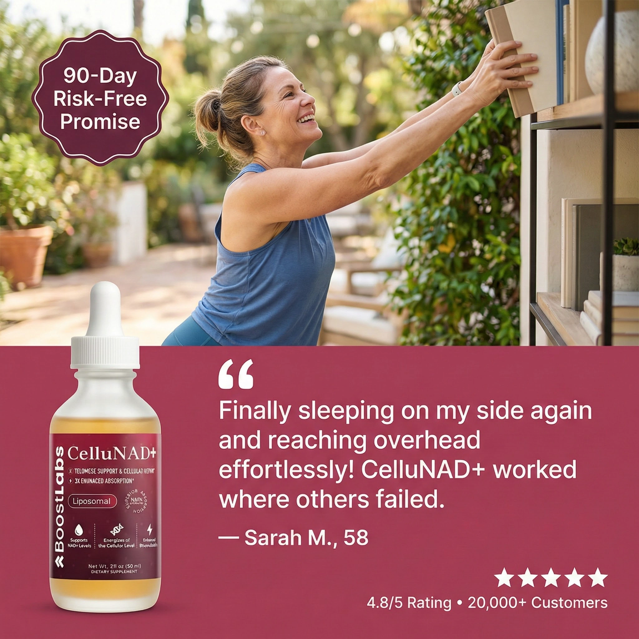 Sarah Mitchell Menopause Joint Expert Facebook ad