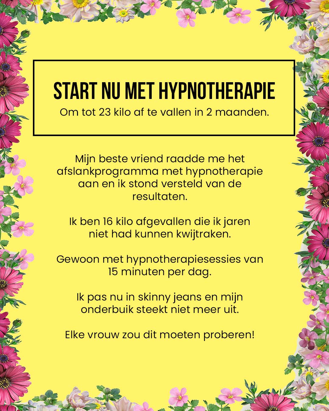 Hypnozio: power of hypnotherapy Facebook ad