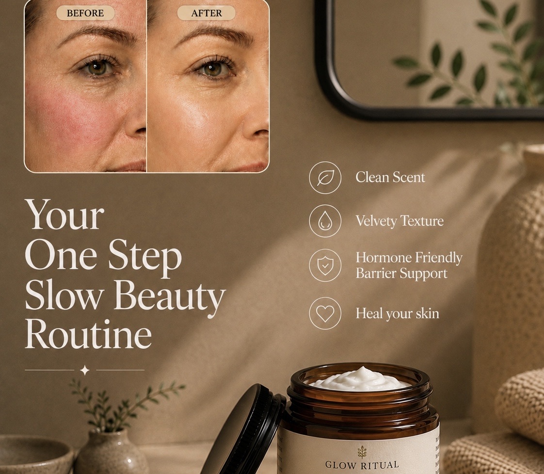 Glow Ritual Tallow Skincare Facebook ad: 1 Jar for Skin Longevity