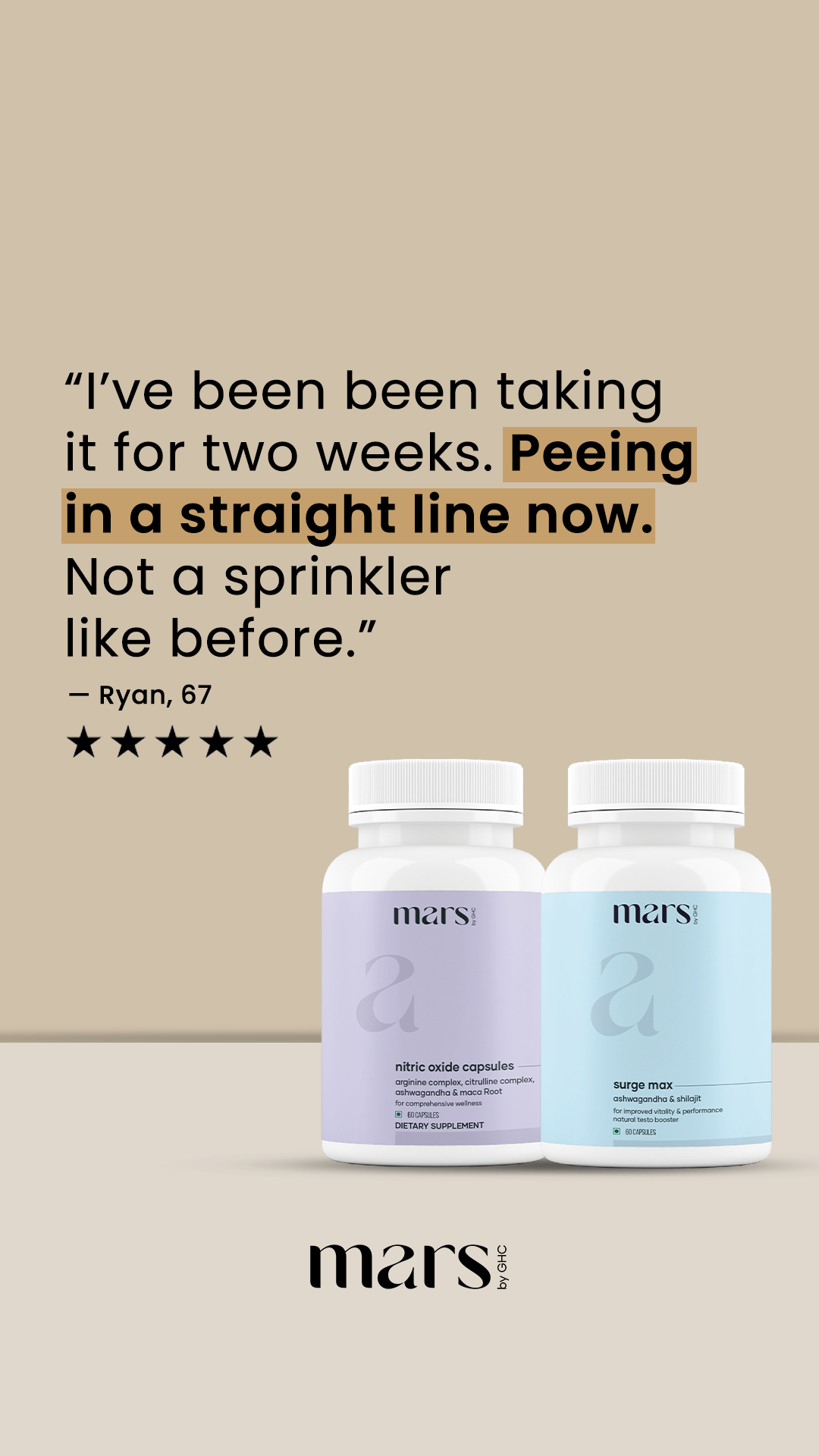 Wellness Supplements by Mars  Facebook ad