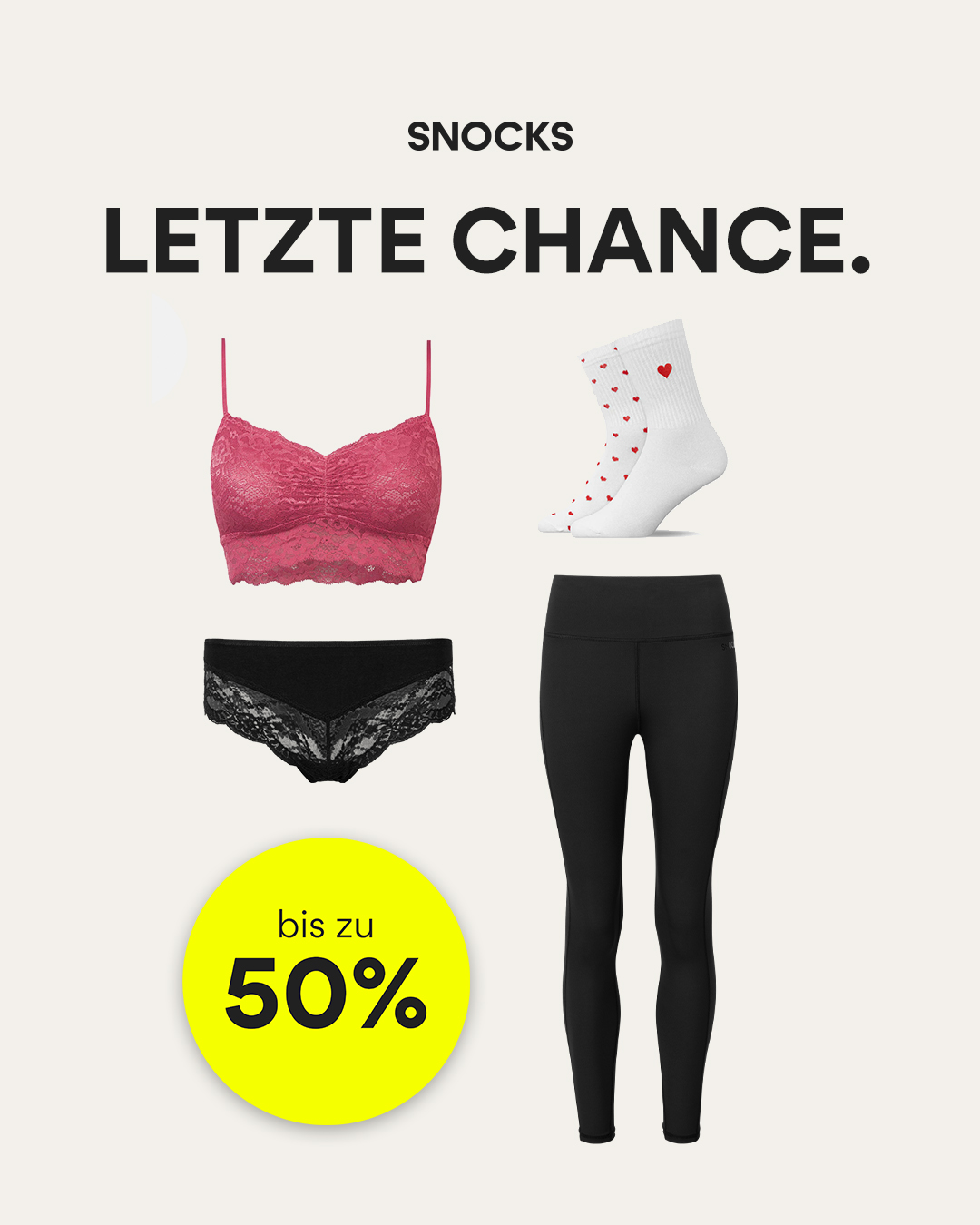 Snocks Facebook ad