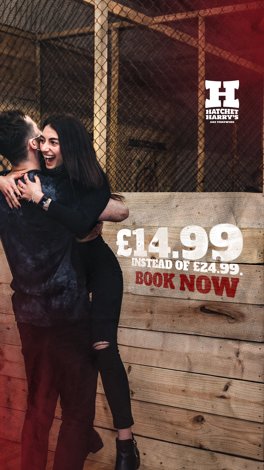 Hatchet Harry's Axe Throwing Derby Facebook ad