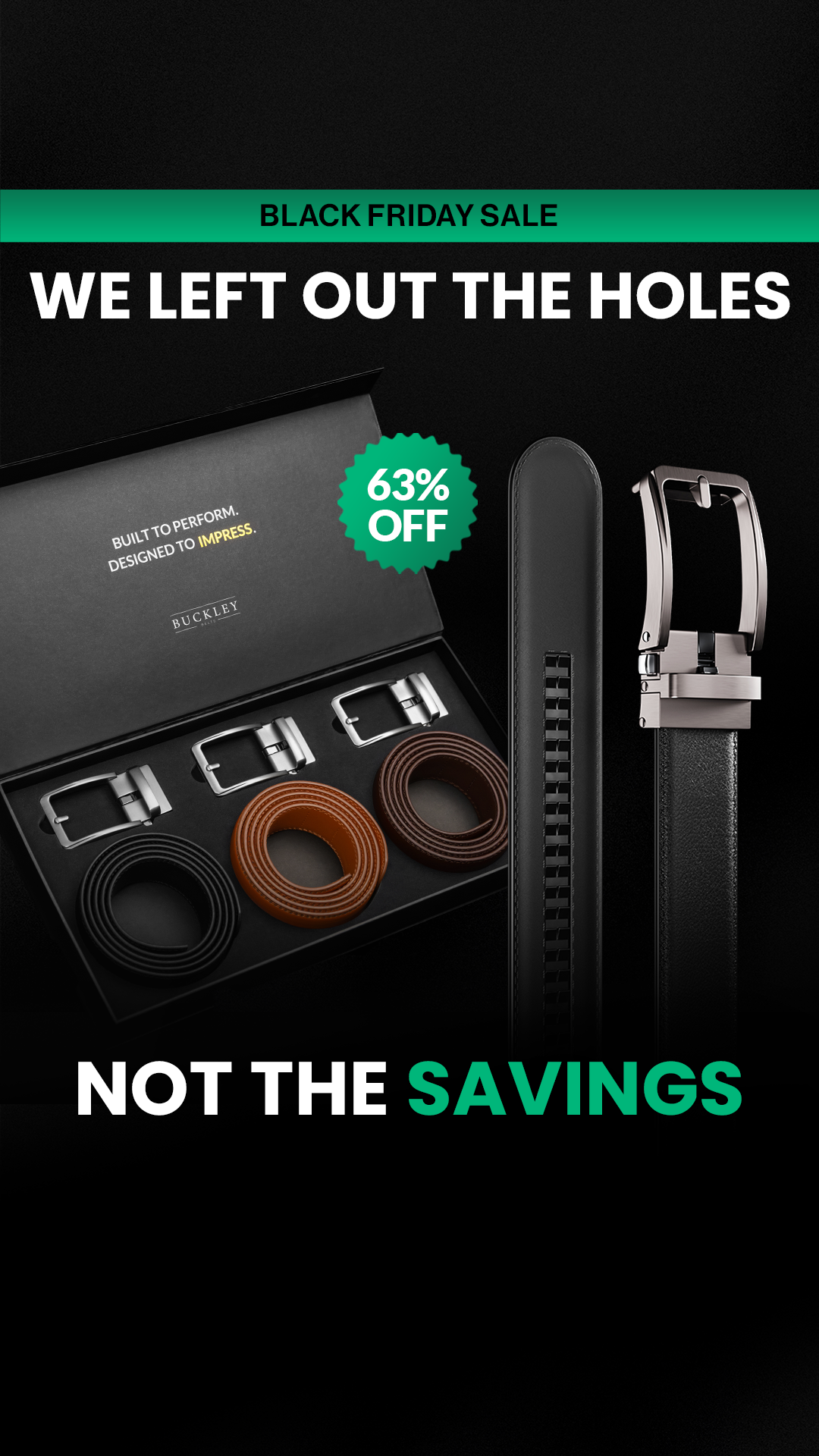 Buckley Belts Facebook ad