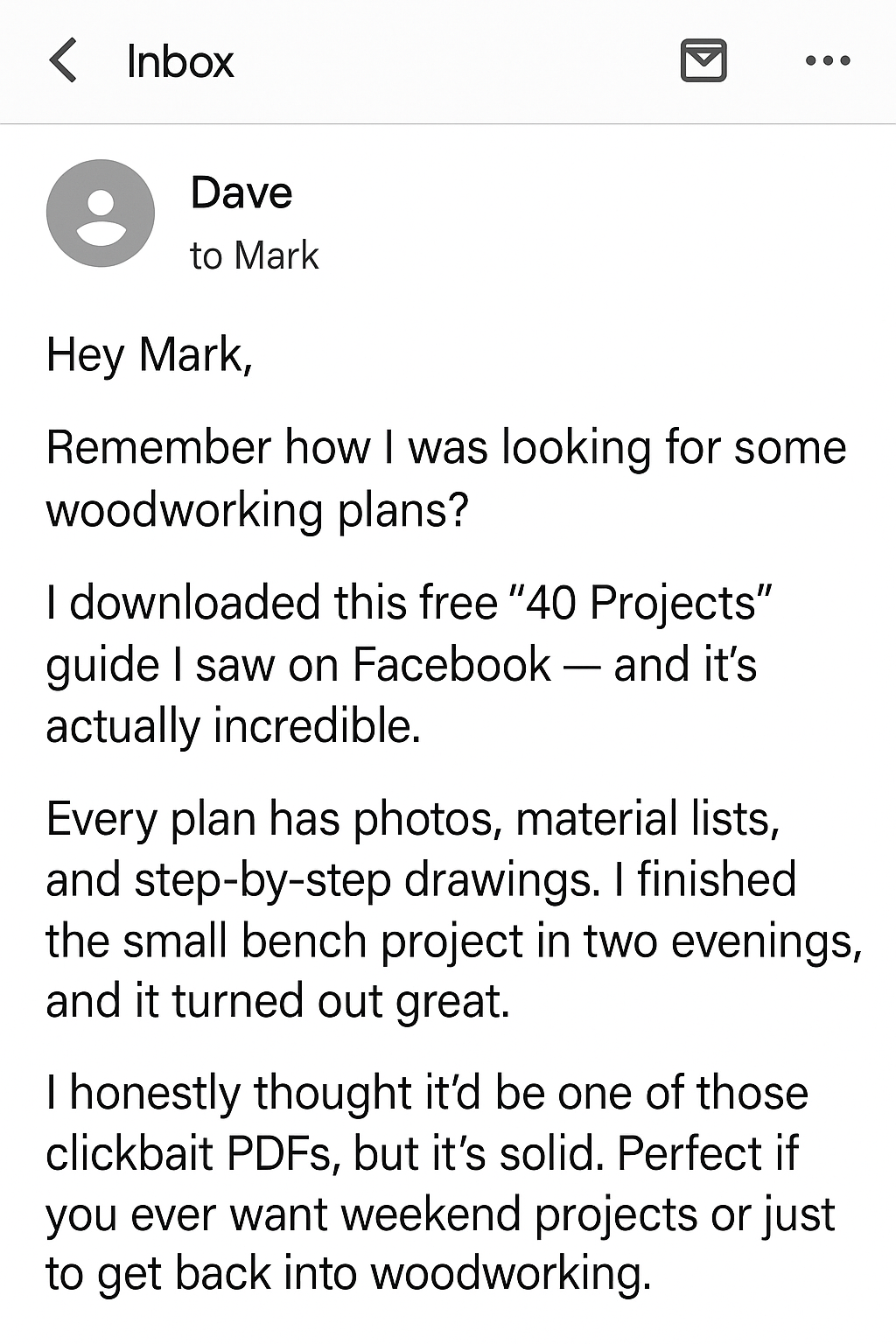 DIY with Jack Facebook ad