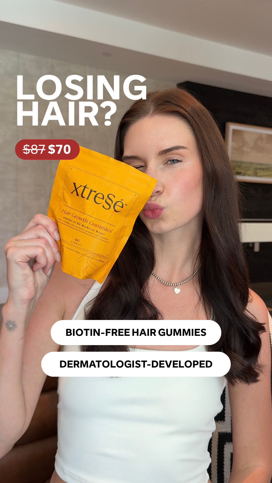 Xtressé Hair Growth Therapy Facebook ad
