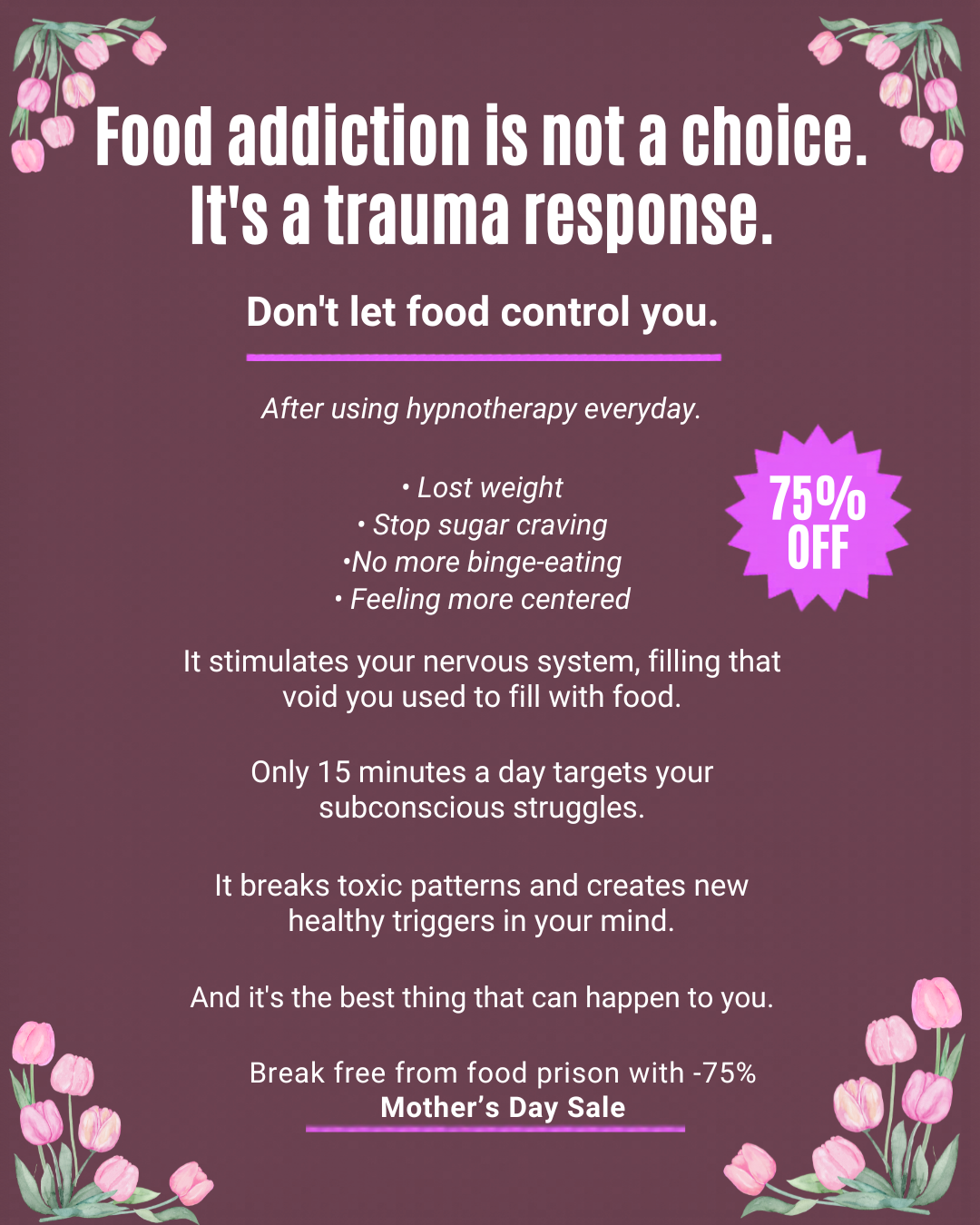 Hypnozio: power of hypnotherapy Facebook ad