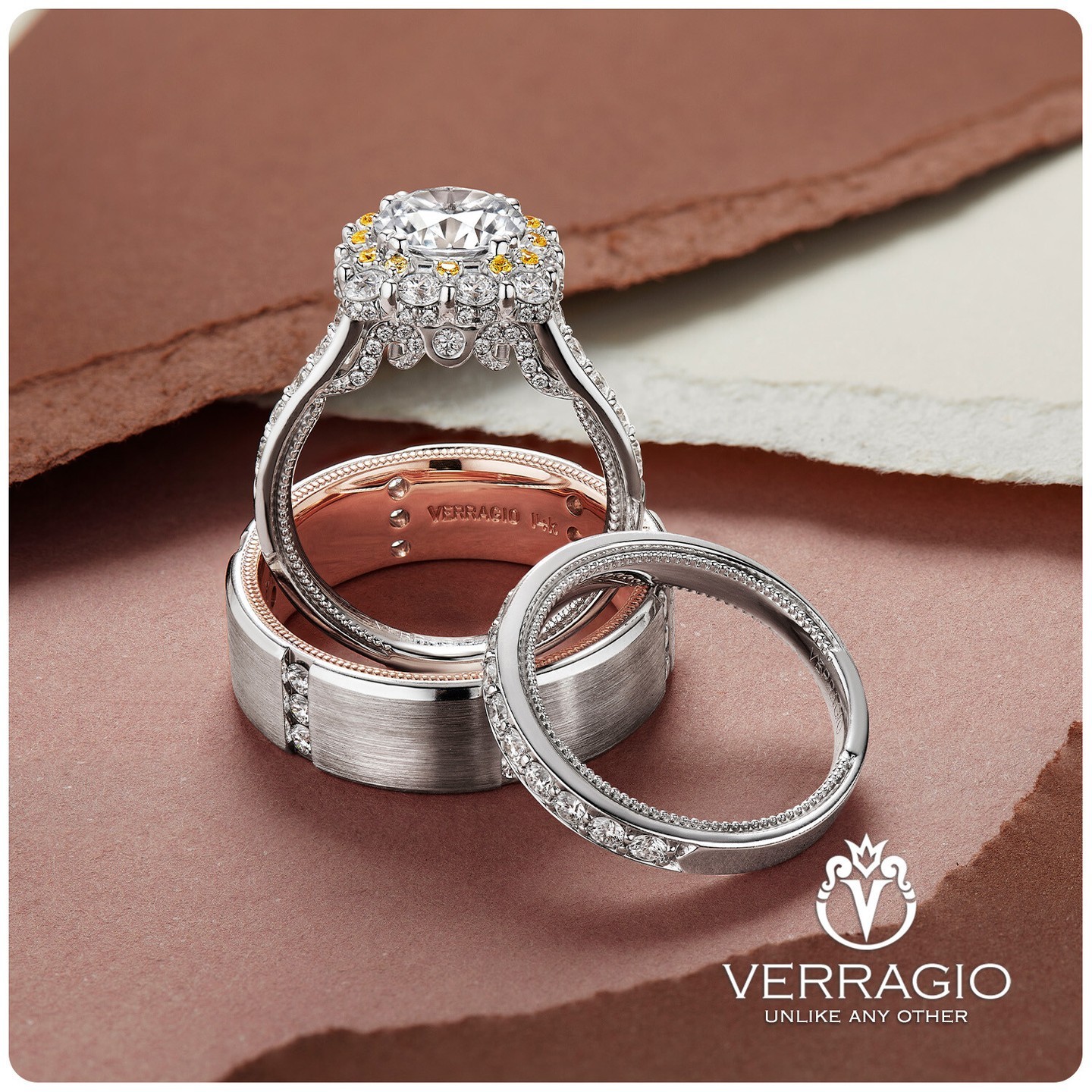 Verragio Engagement Rings and Wedding Bands Facebook ad