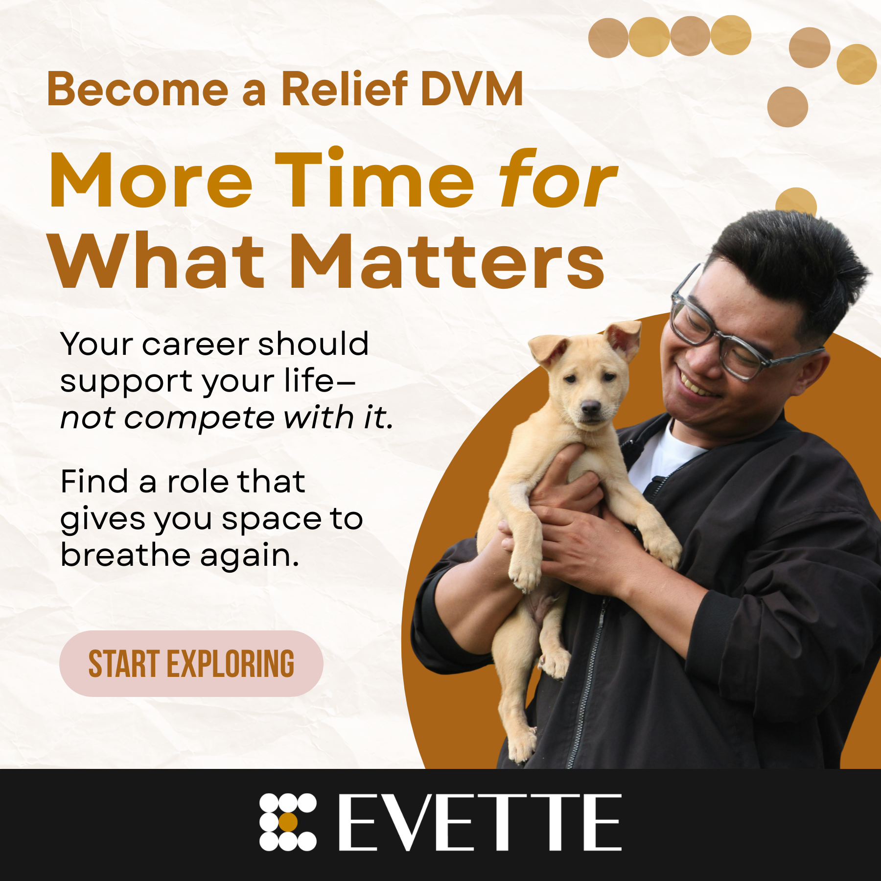 Evette staffing Facebook ad from Jun 4, 2026
