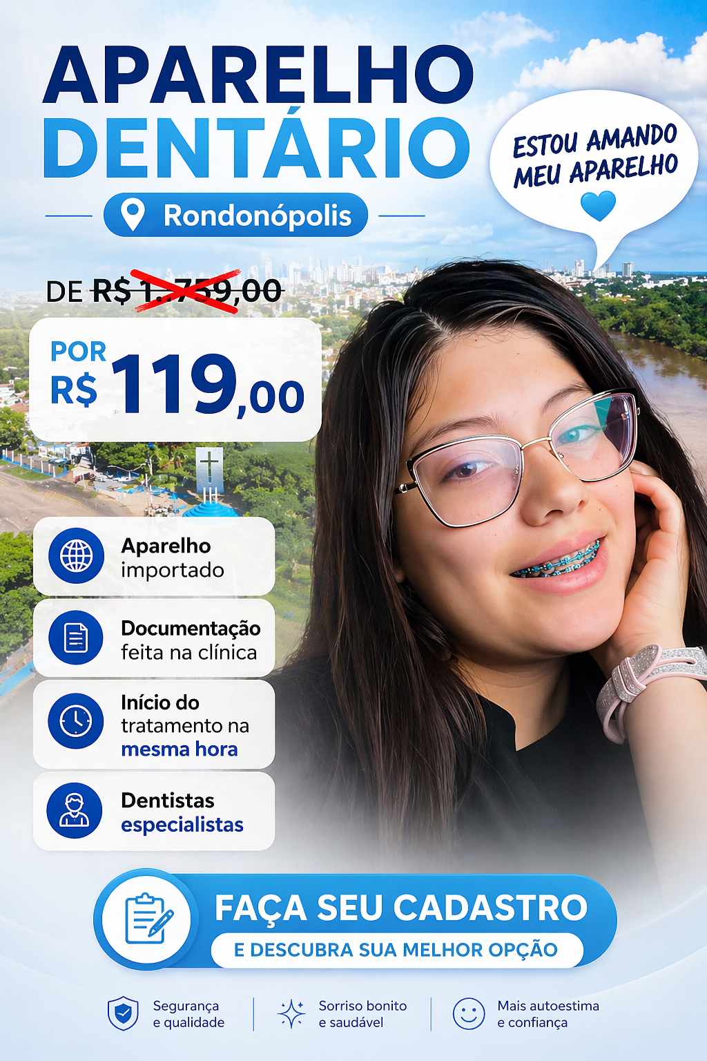 Ortodontia Fácil Facebook ad from Apr 20, 2026