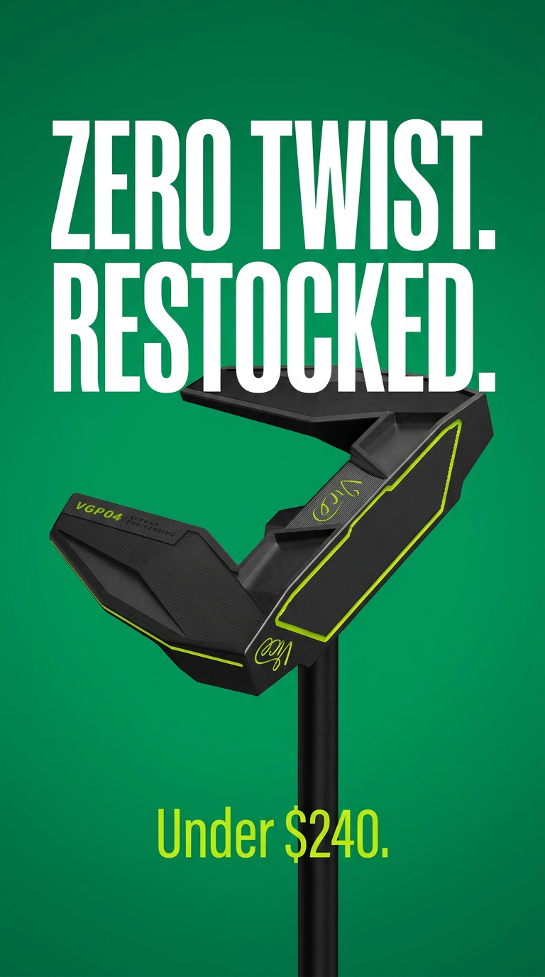 Vice Golf Facebook ad: Zero Twist Putters