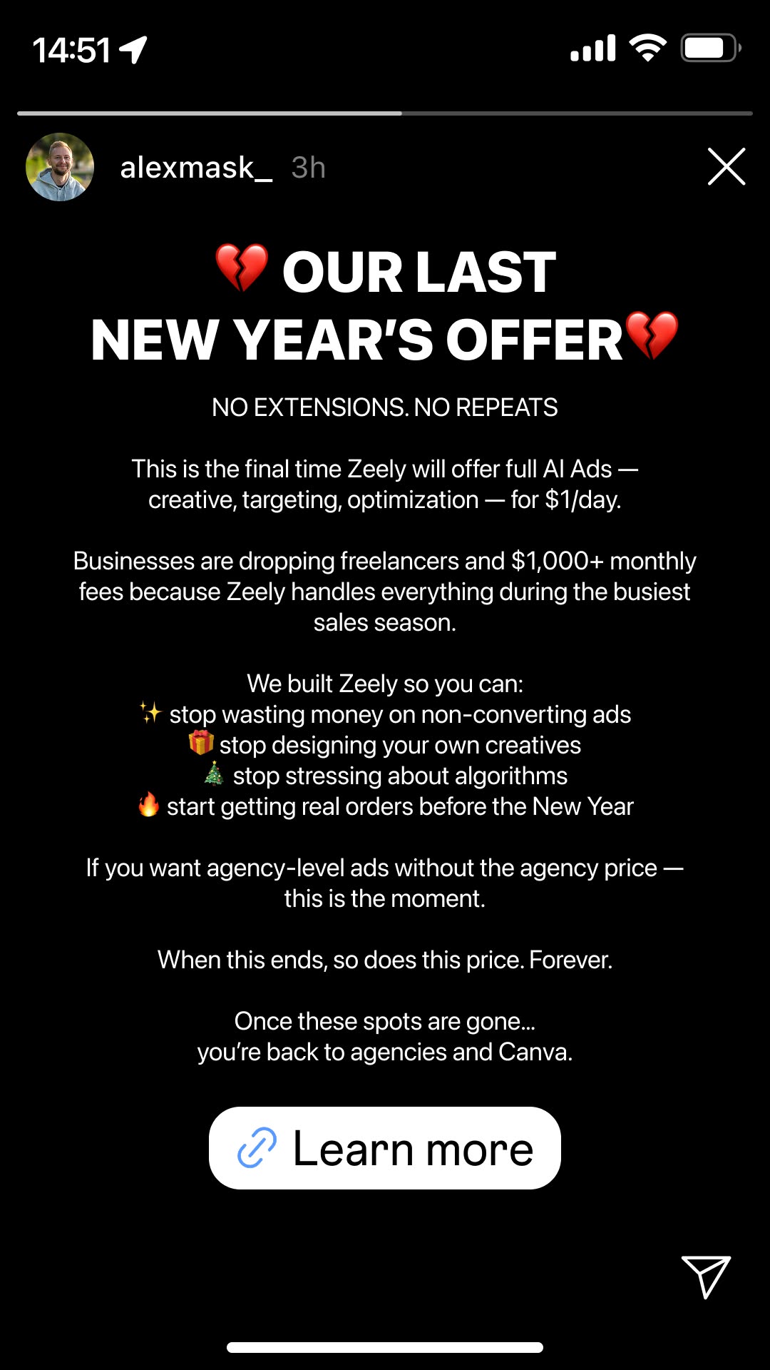 Zeely: Grow Sales with AI Facebook ad