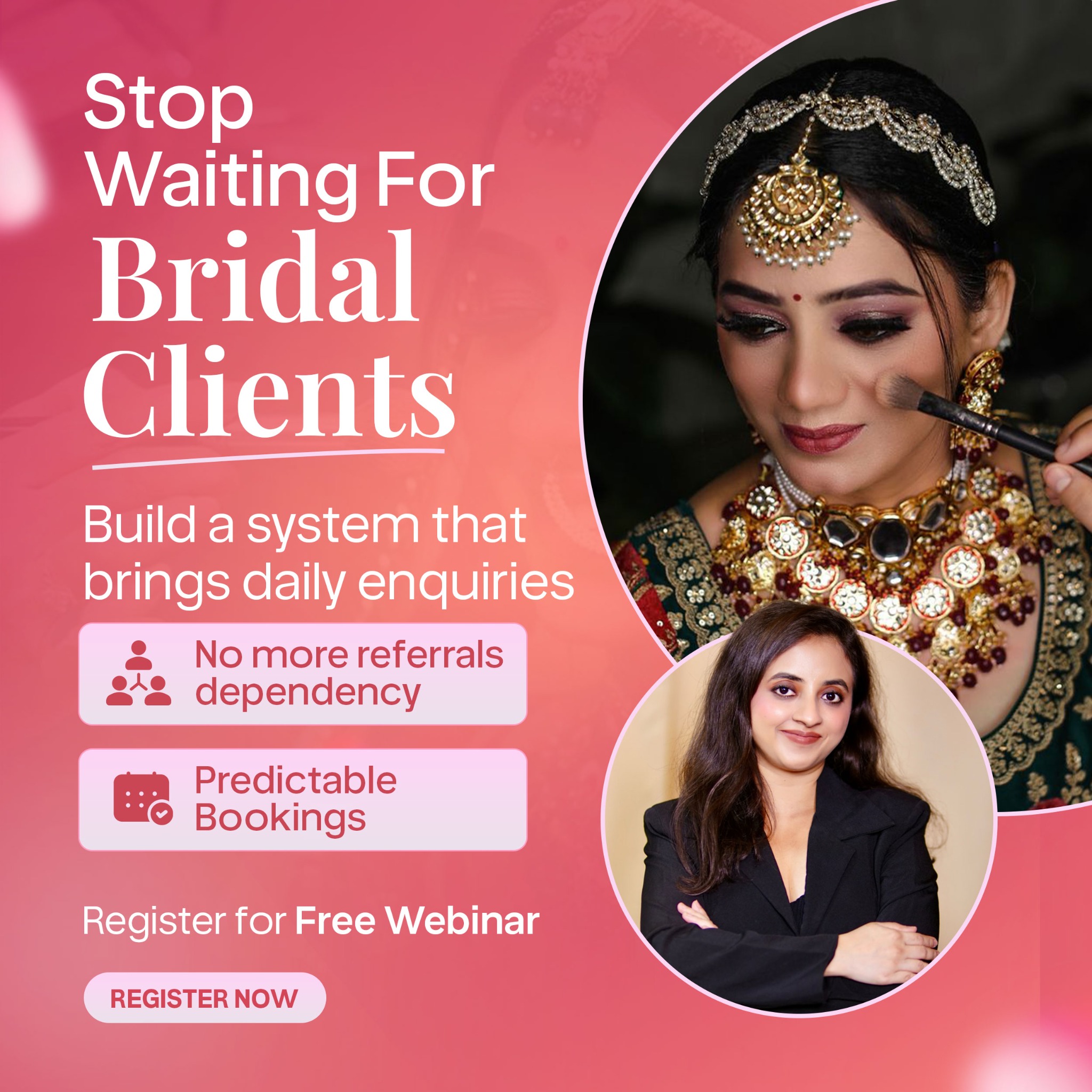 Shivani Shriwal Facebook ad: Fix Your Client Problem in 3 Days