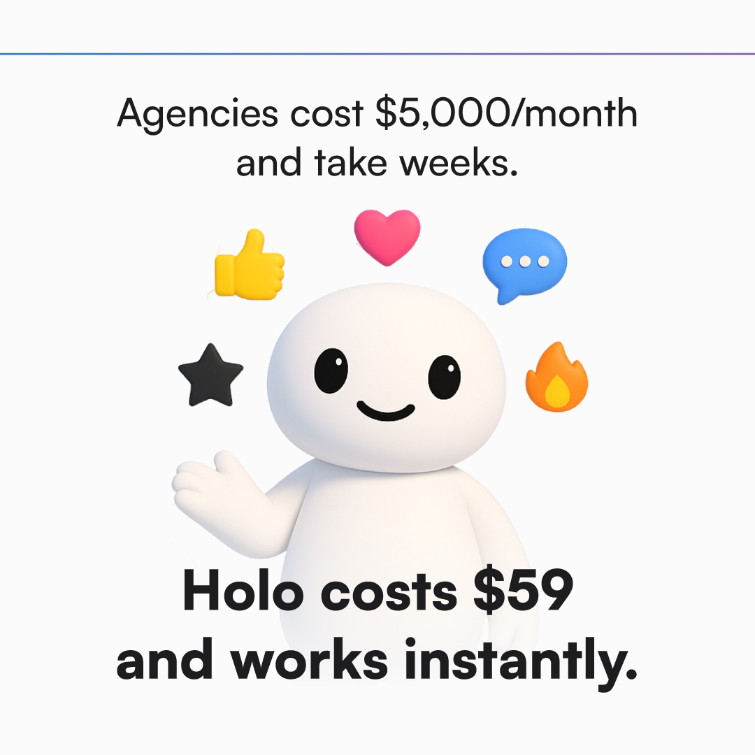 Holo Facebook ad