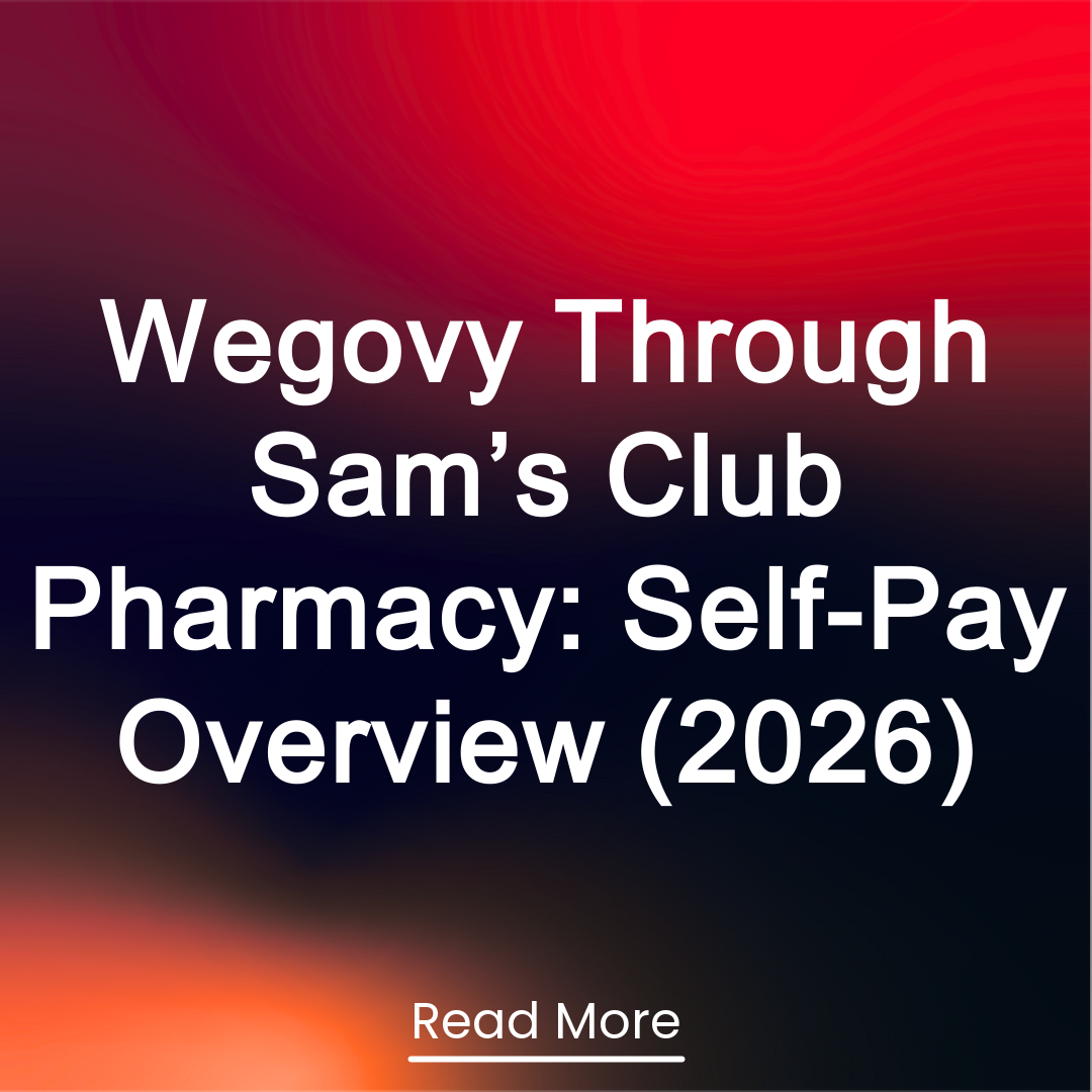 Vista Trend Guide Facebook ad: Wegovy Through Sam’s Club Pharmacy: Self-Pay Overview…