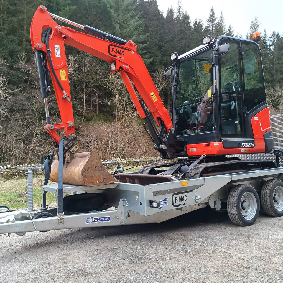 F-MAC Digger & Driver hire Facebook ad: Operated plant hire based in Abergavenny covering south…