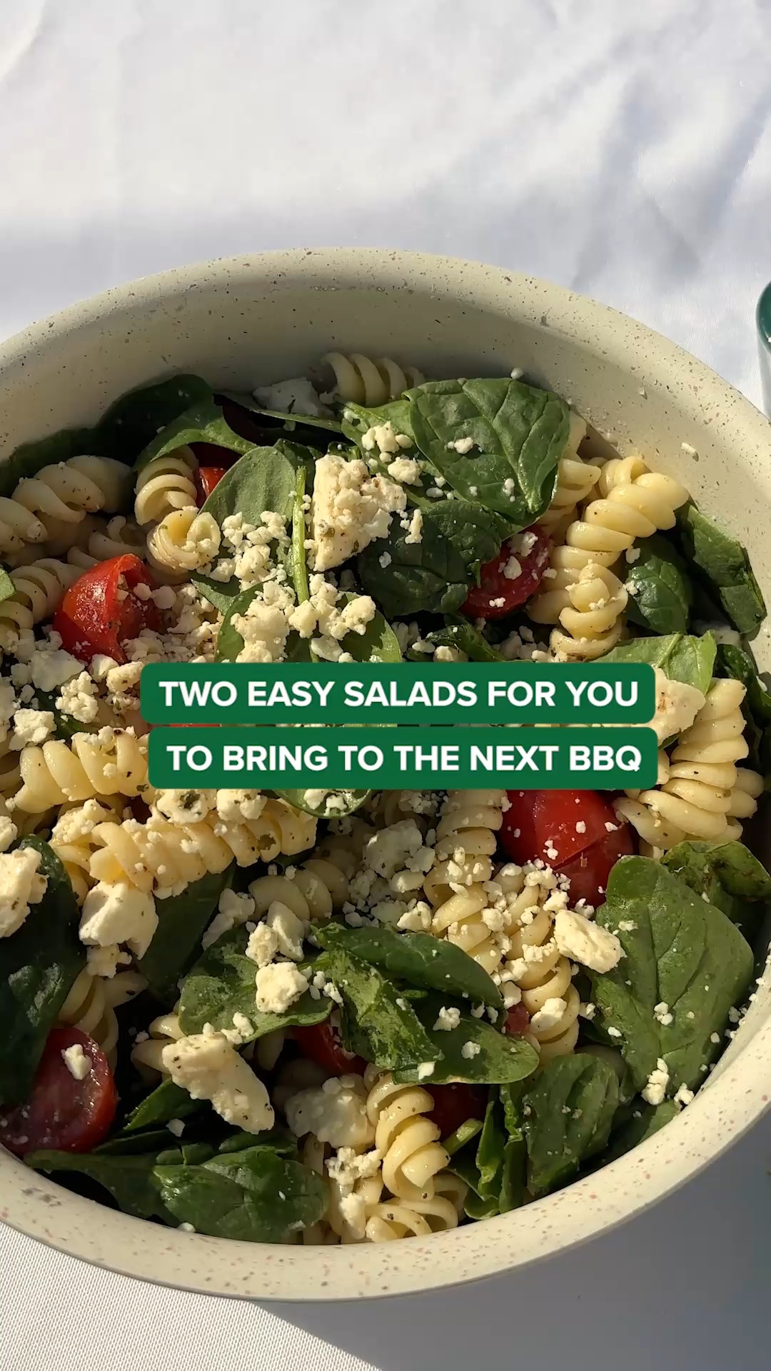 Dash of Mandi Facebook ad: These two easy and delicious Boursin Crumbles salads…