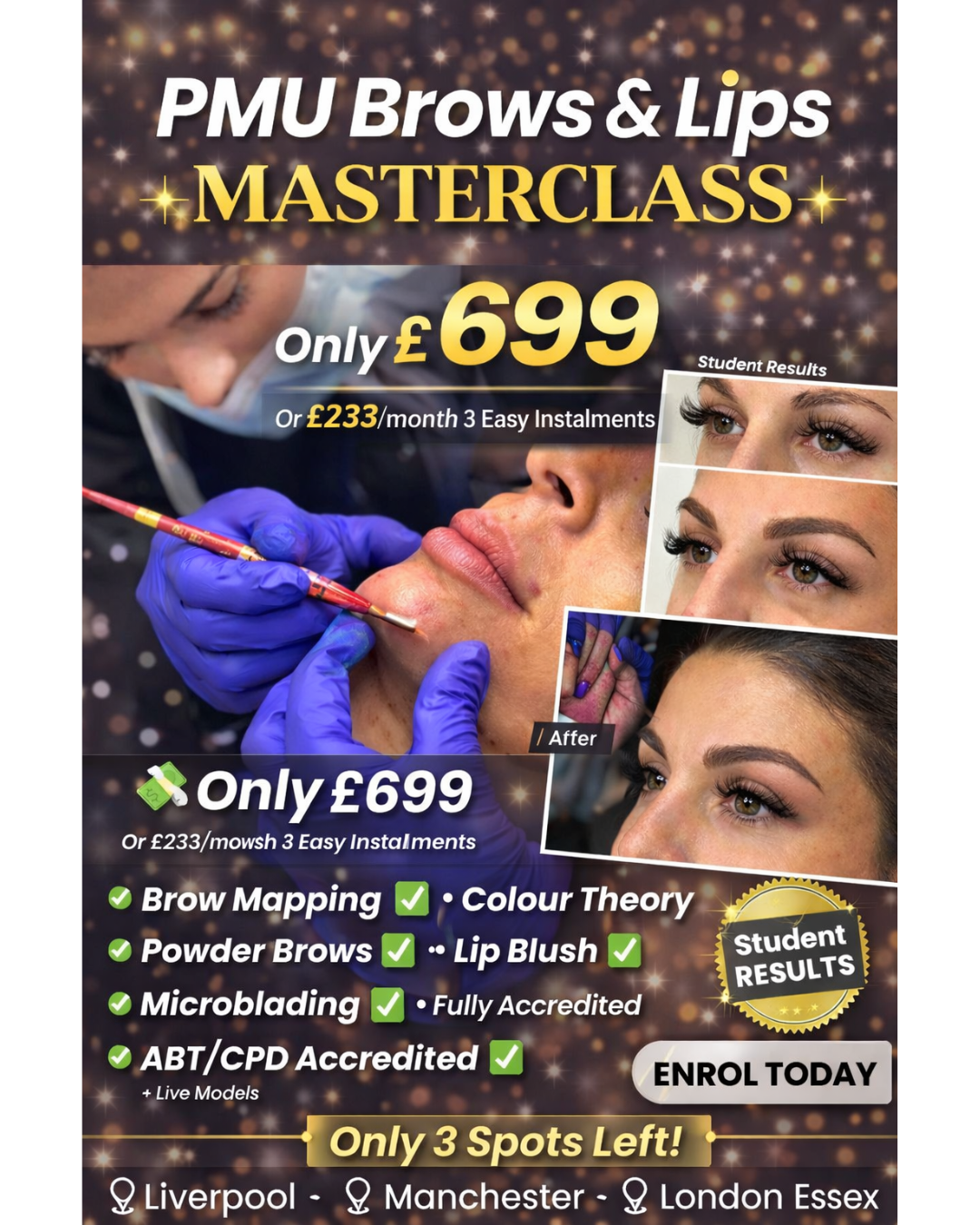 Beauty Academy UK Facebook ad from Feb 15, 2026