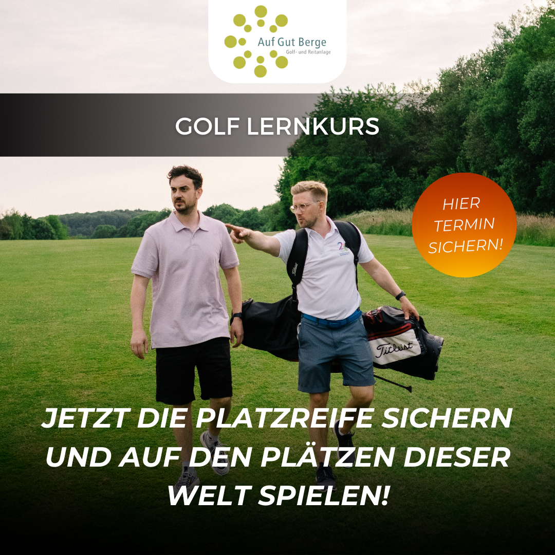 GOLF Gut Berge Facebook ad: Dein Einstieg in die Welt des Golfens!
