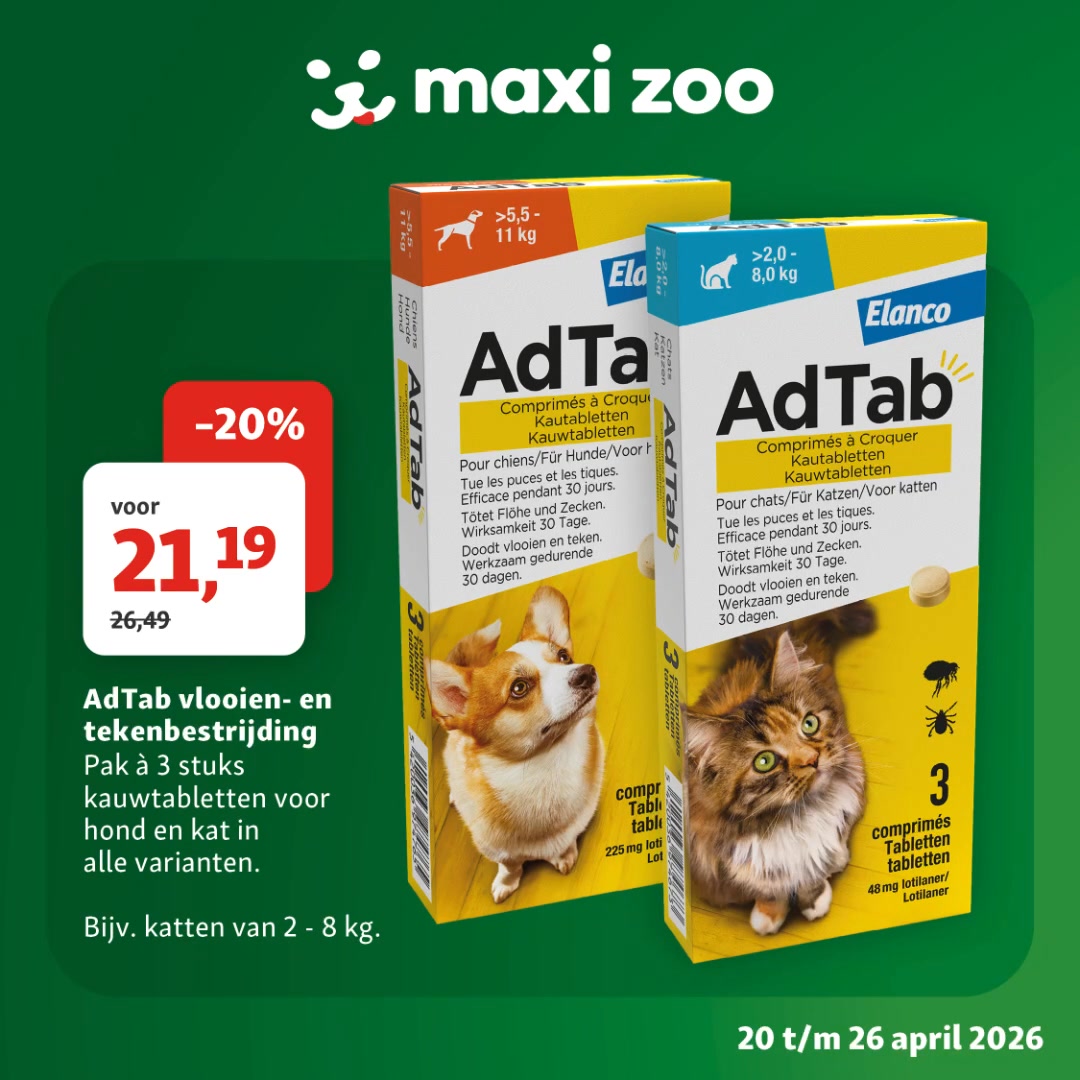 Maxi Zoo Nederland Facebook ad