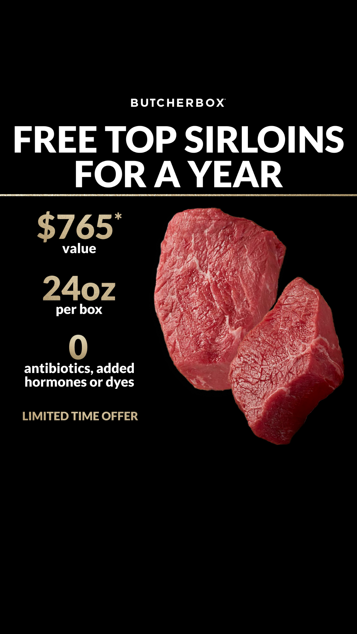 ButcherBox Facebook ad
