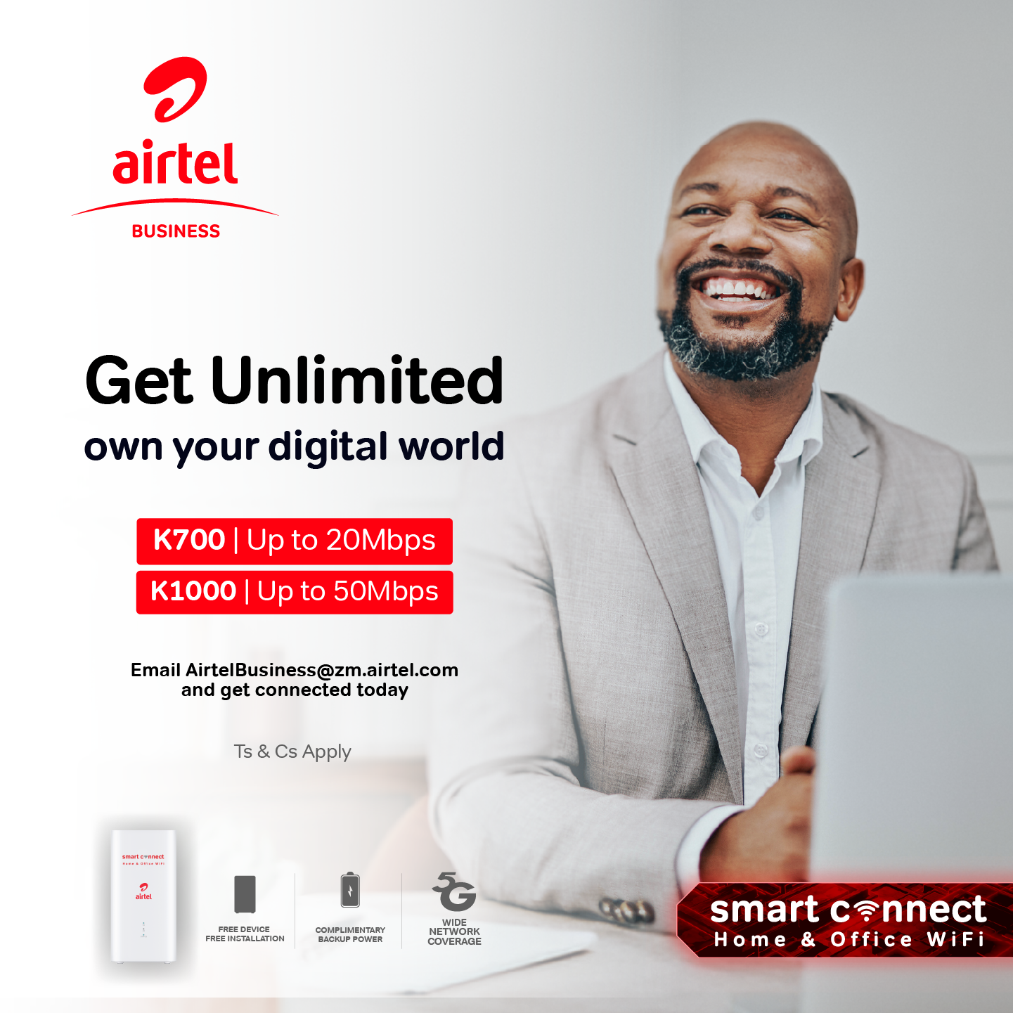 Airtel Zambia Facebook ad