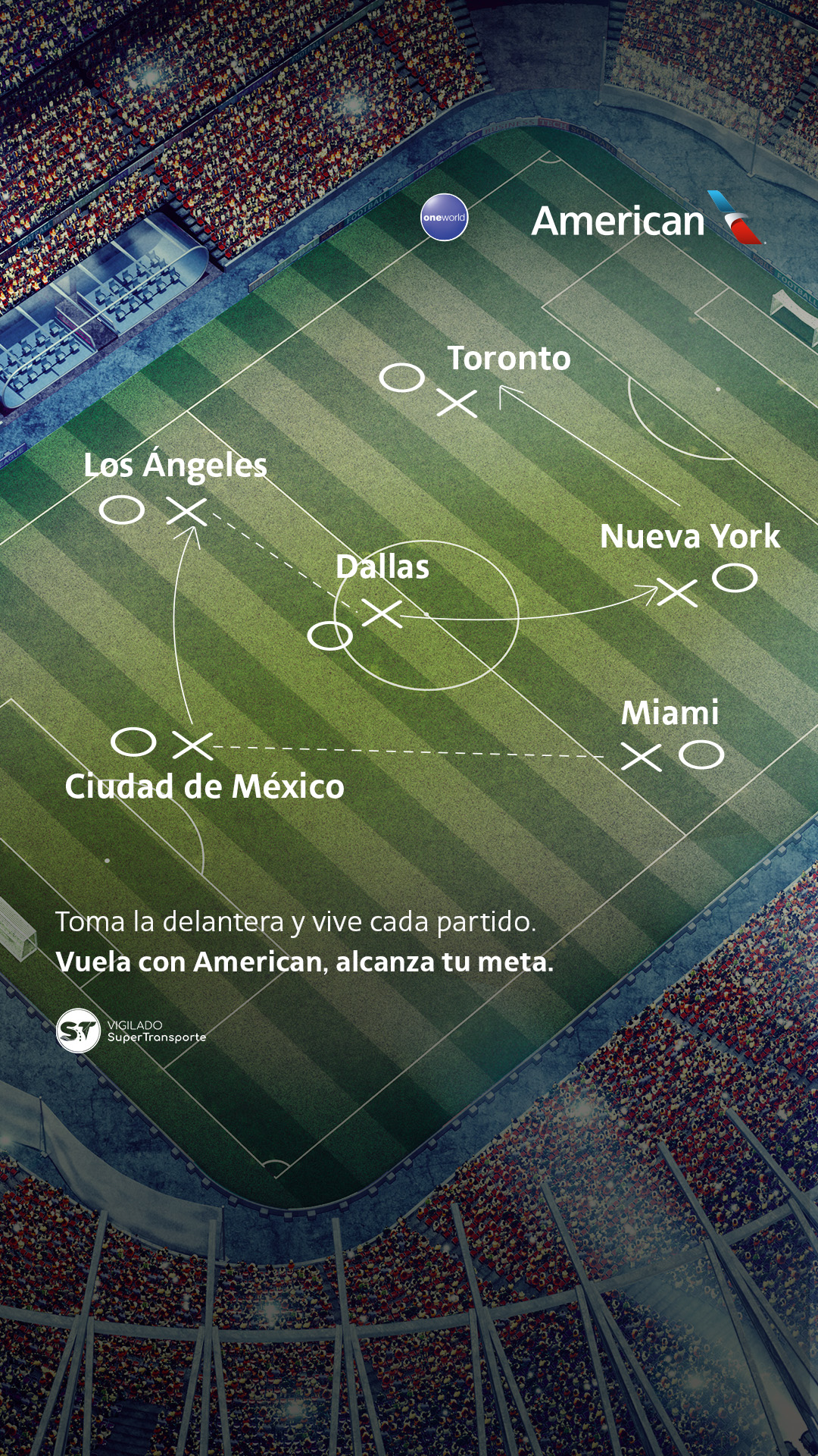 American Airlines Facebook ad
