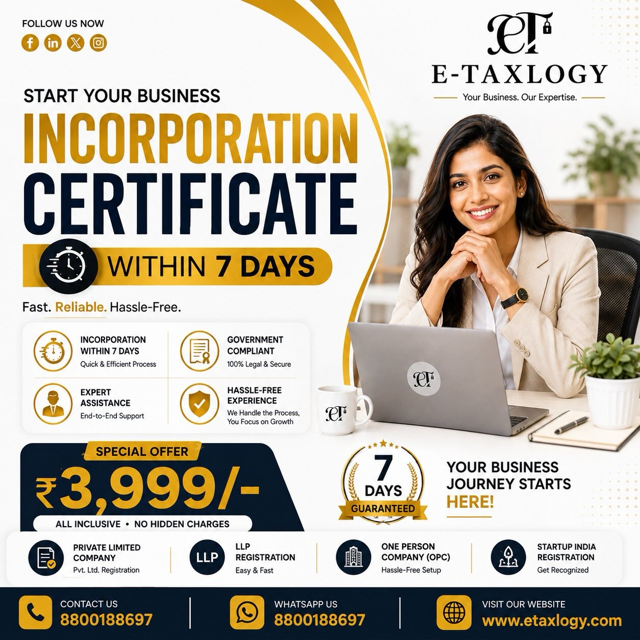 Etaxlogy Facebook ad