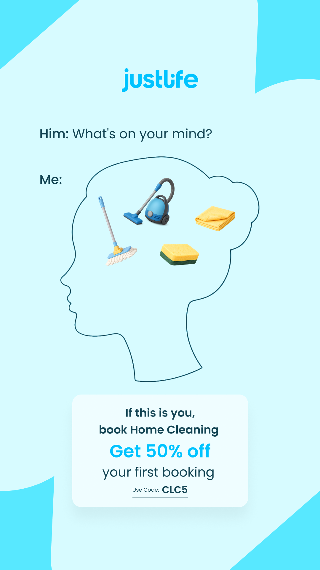 Justlife UAE Facebook ad
