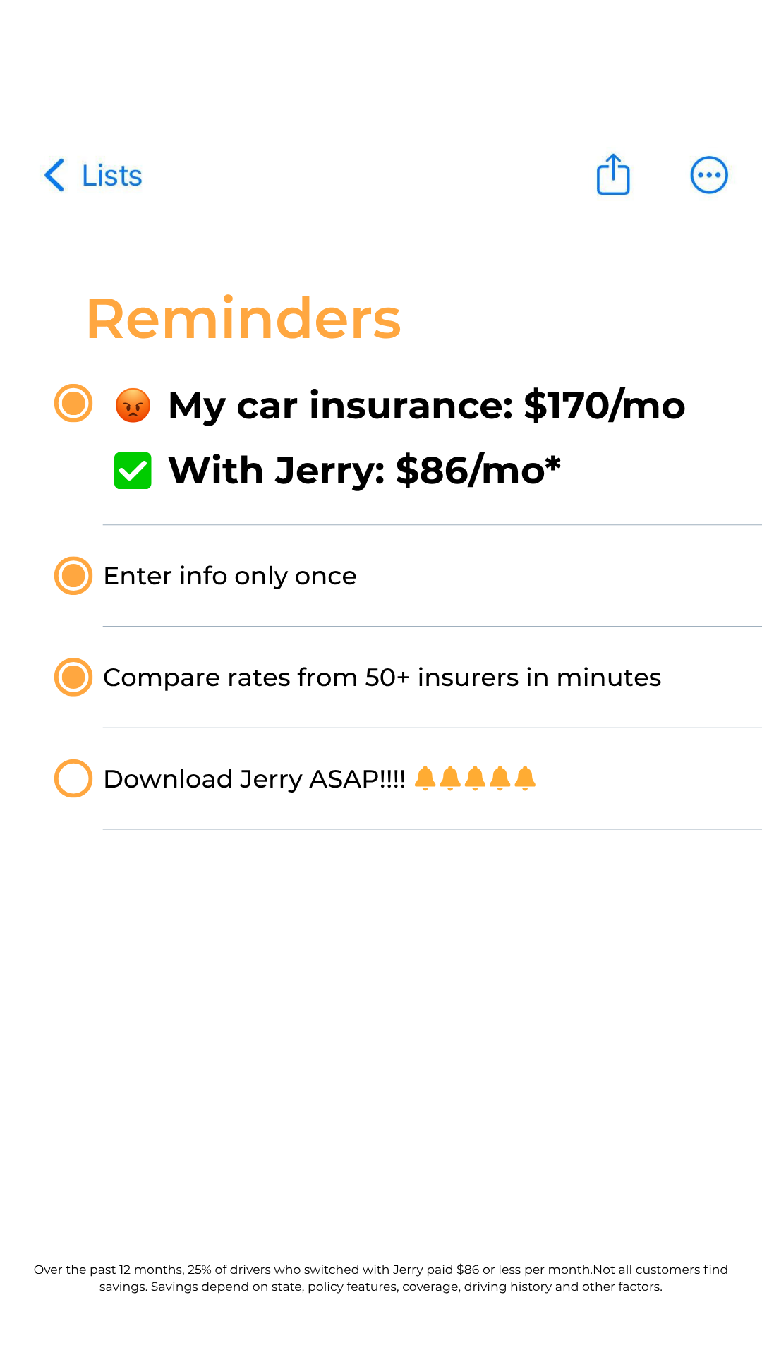 Jerry.ai Facebook ad