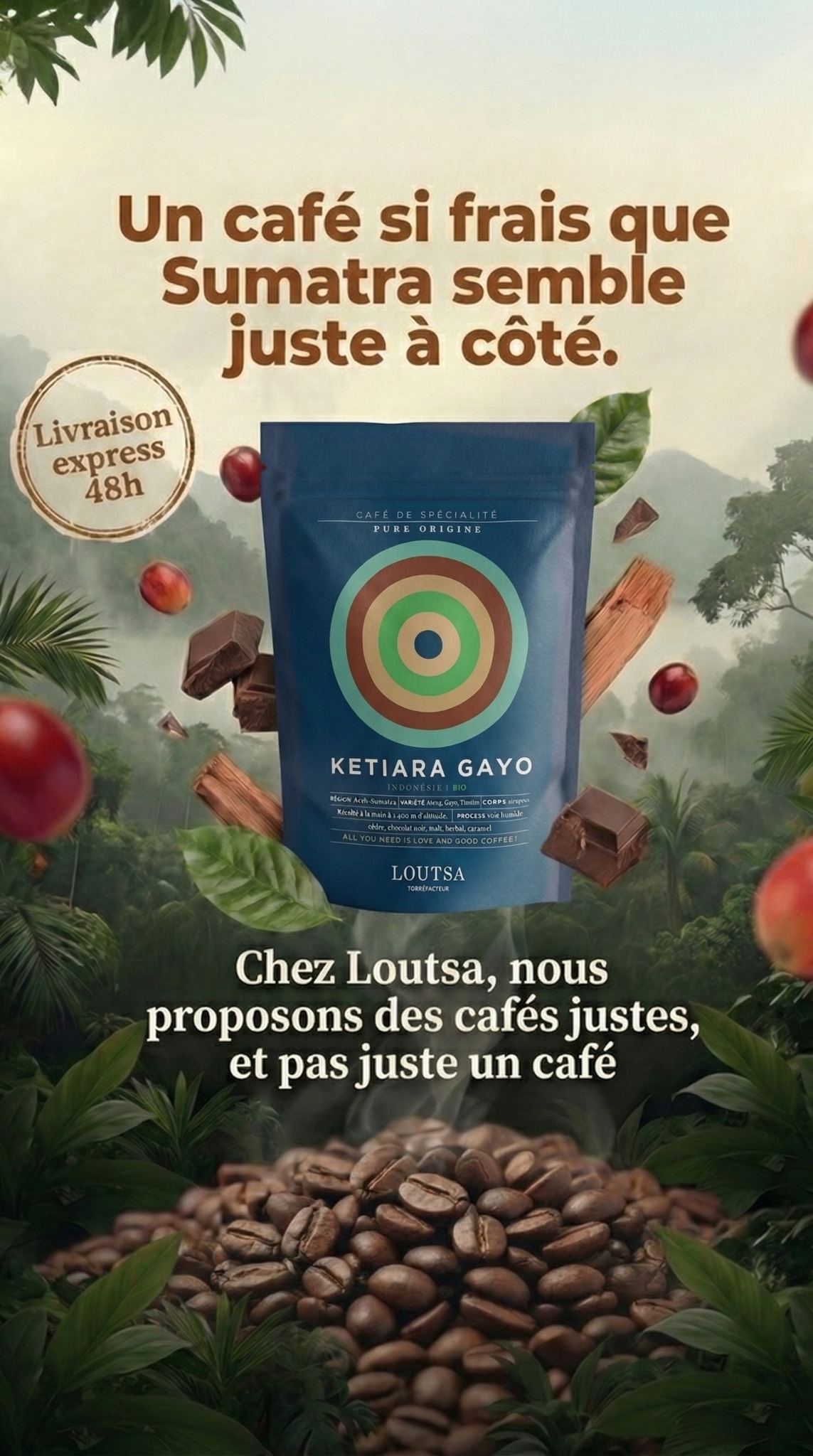 Loutsa Torréfacteur Facebook ad