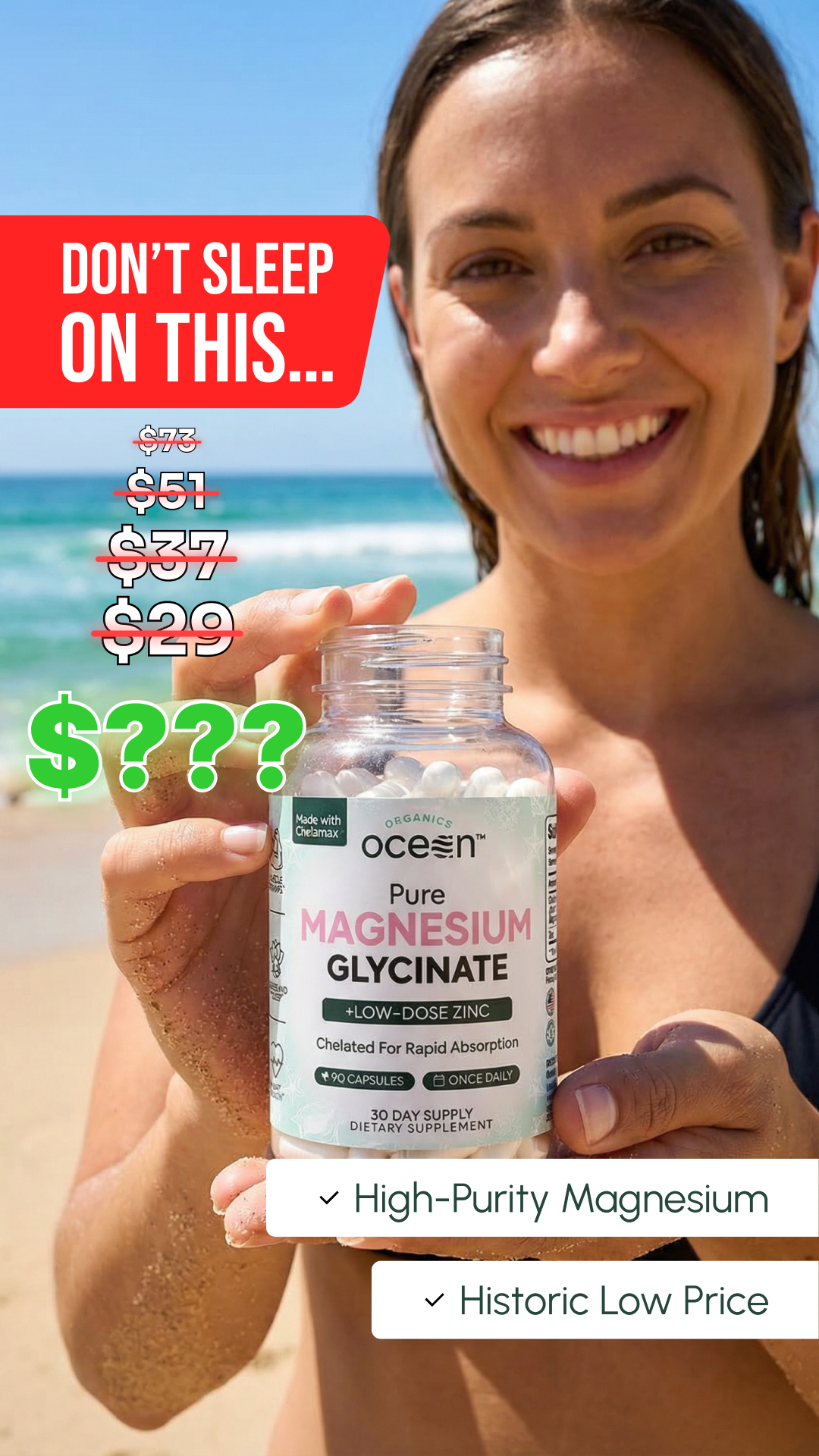 Organics Ocean Facebook ad