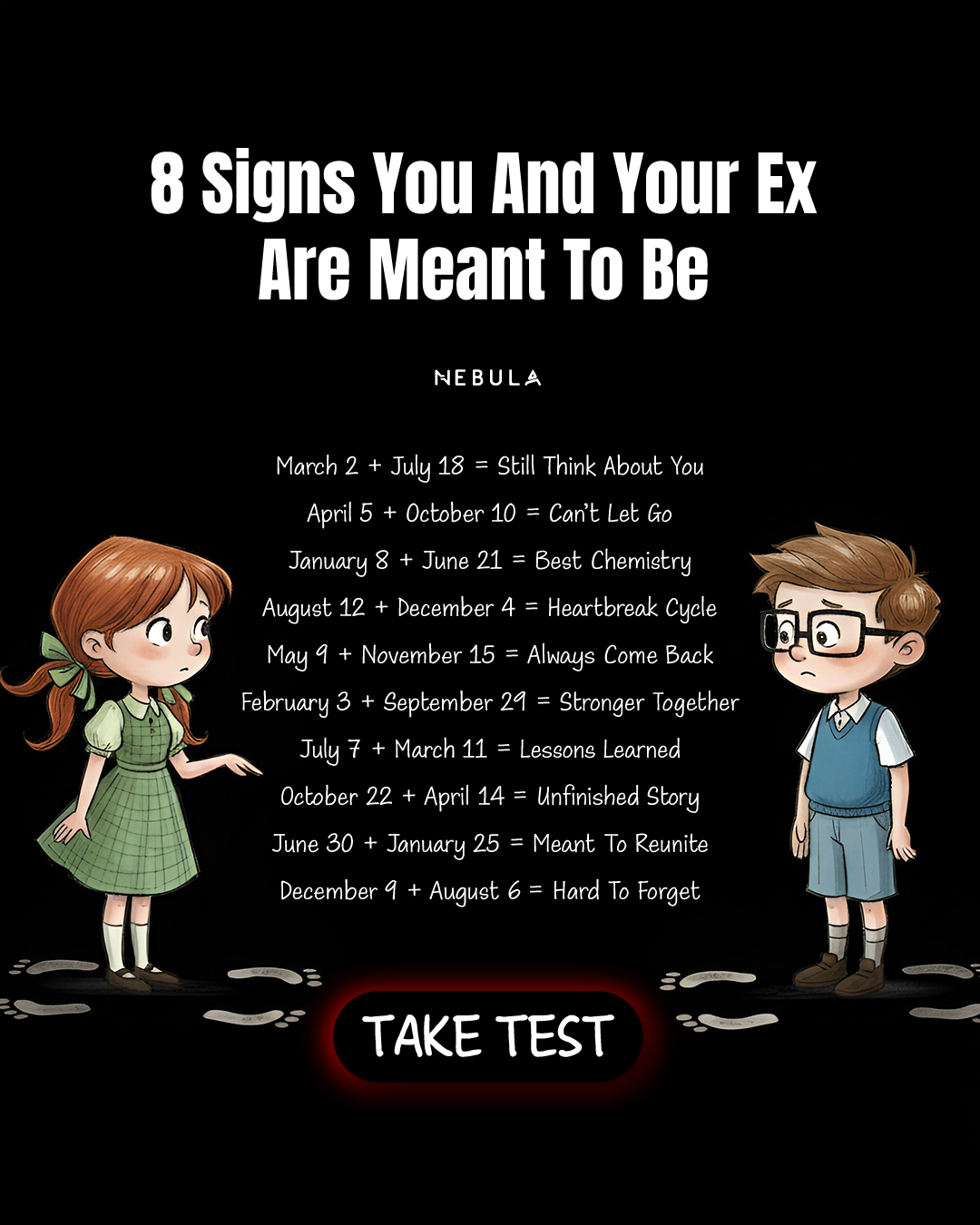 Nebula: Ex Compatibility Reading Facebook ad