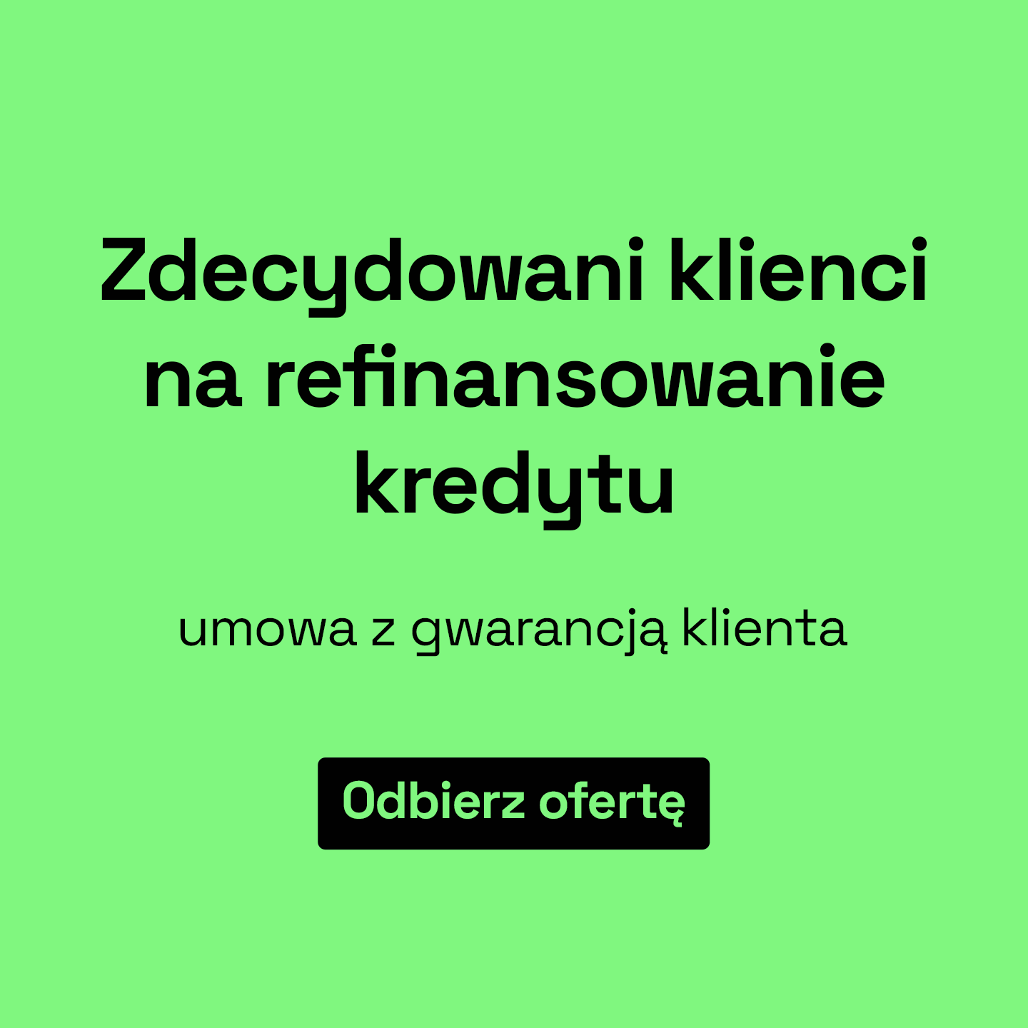 Lemon Agency Polska Facebook ad: Leady na refinansowanie