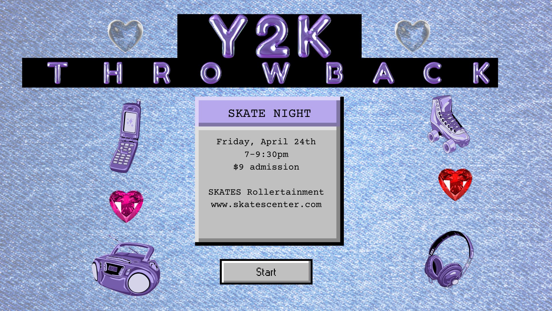 Skates Roller Skating Entertainment Center Facebook ad