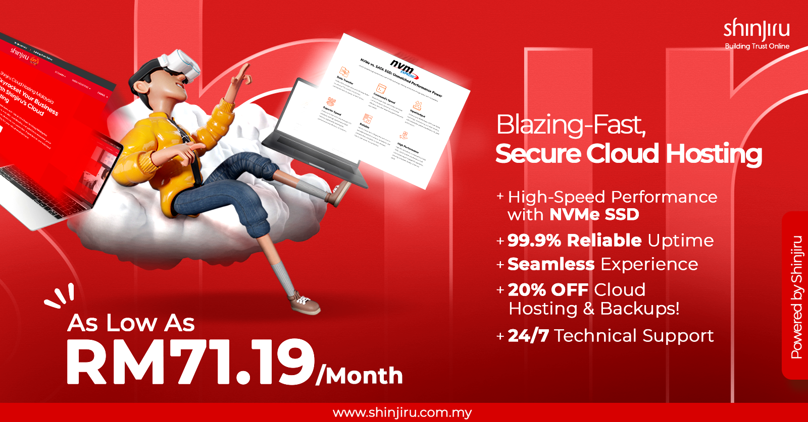 Shinjiru Web Hosting Facebook ad