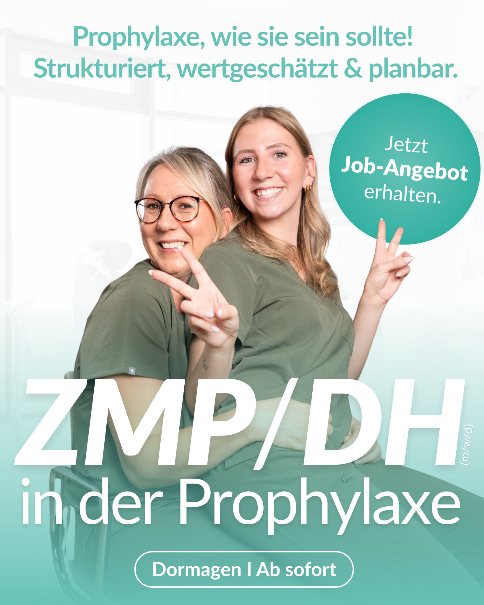 Zahnzentrum Dormagen Facebook ad from May 21, 2026