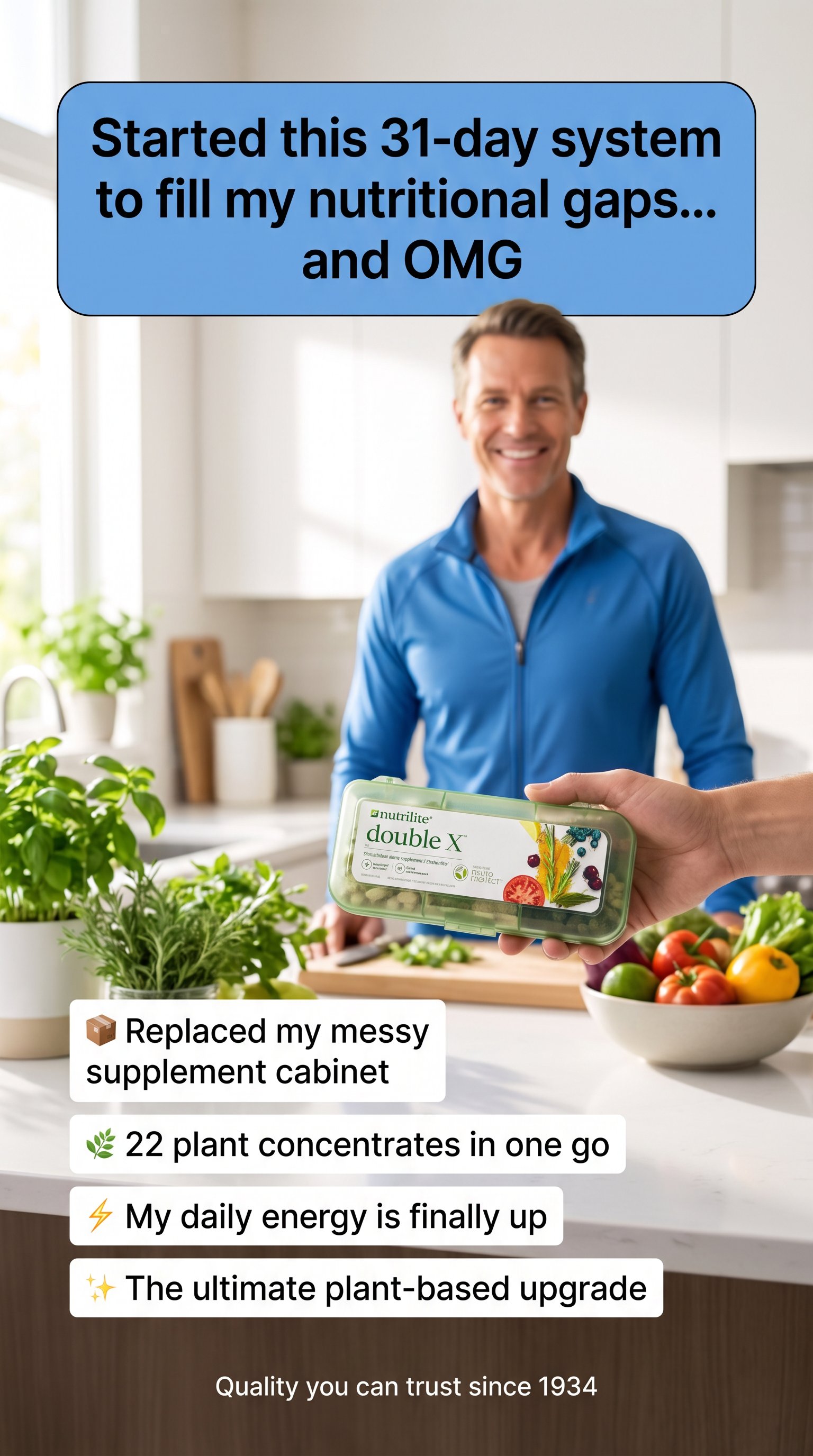 AMoss Brands Facebook ad: Are you lacking energy and nutrients in your daily diet?