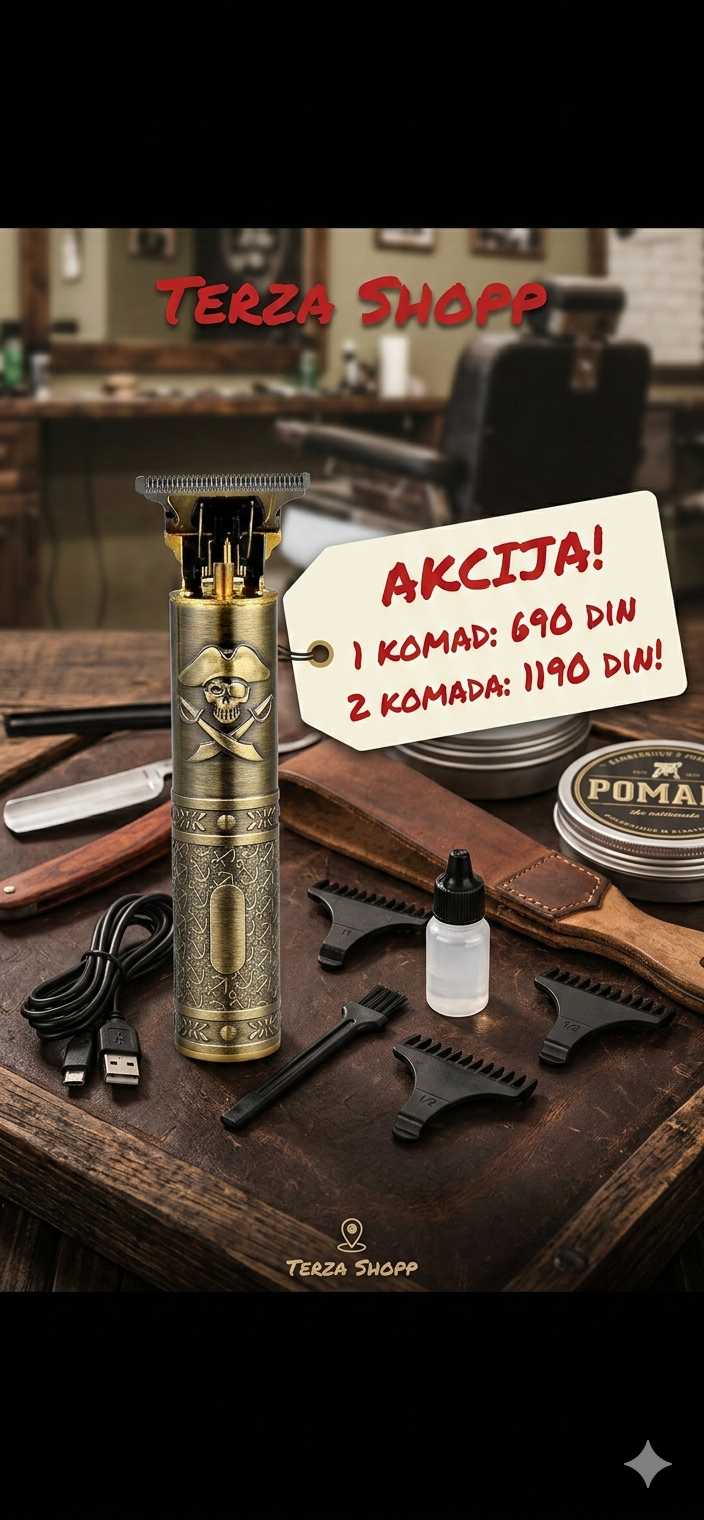 TerzaShopp Facebook ad: Zlatni trimer