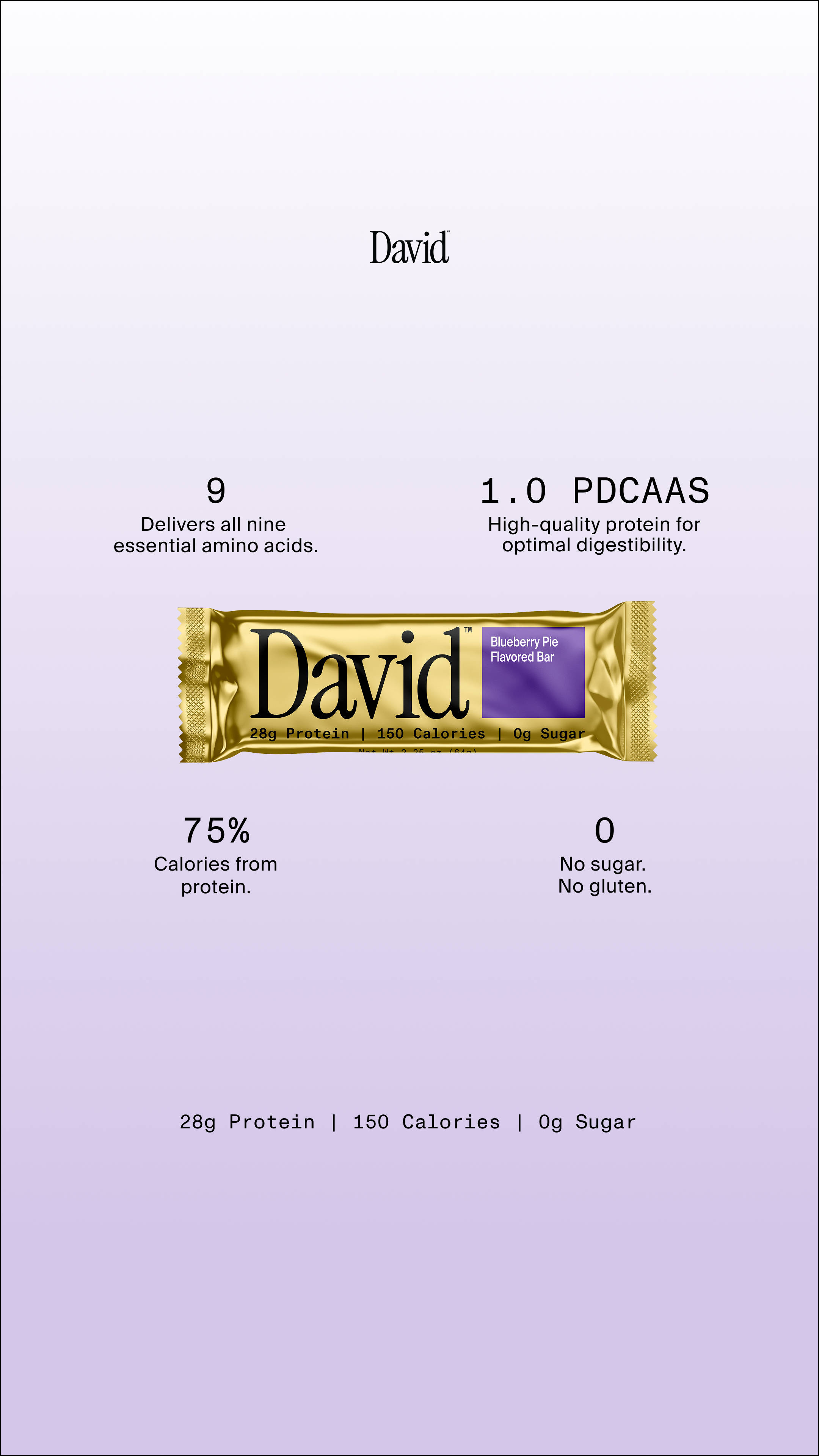 David Protein Facebook ad