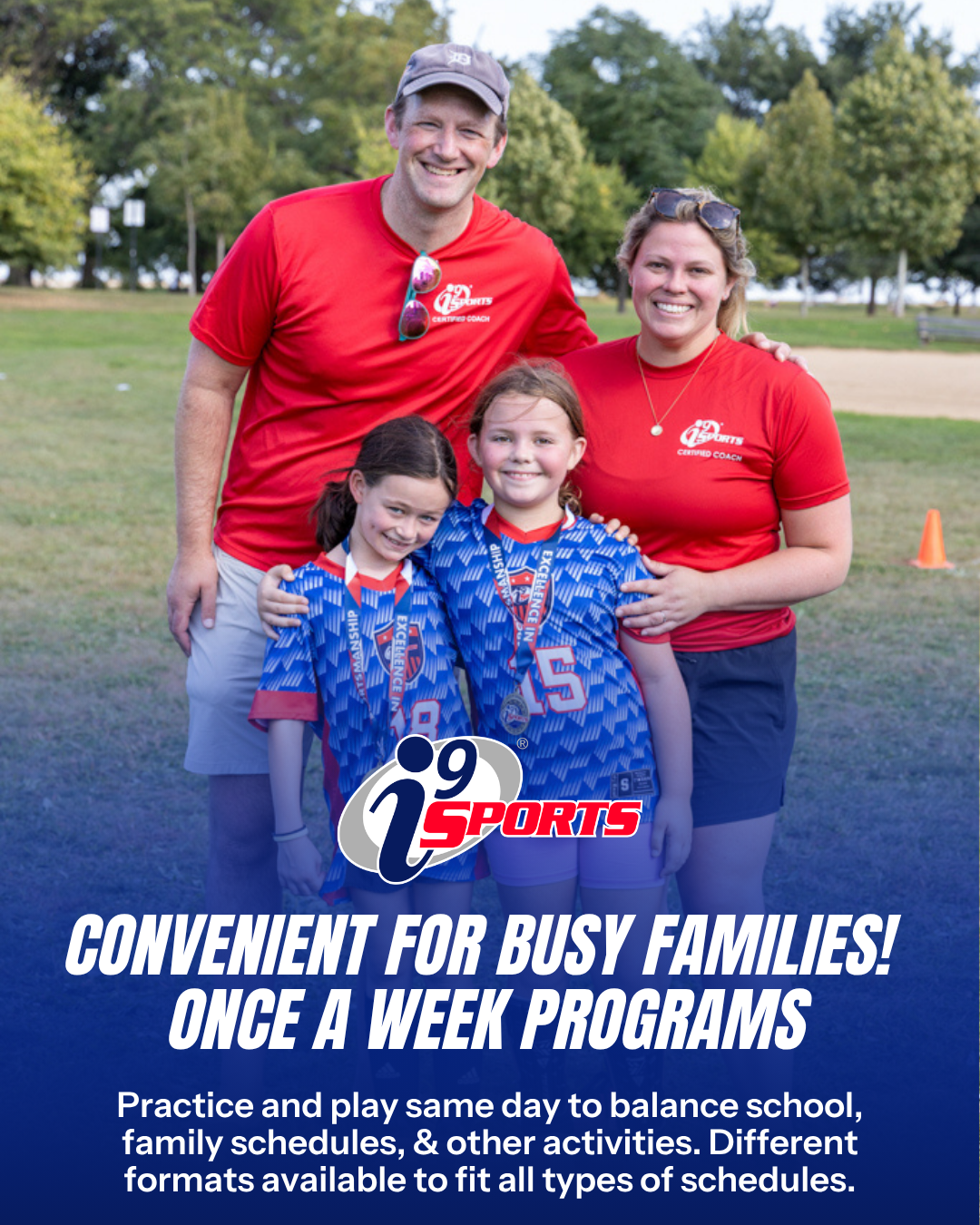 i9 Sports Facebook ad: Youth sports should be fun, inclusive, and easy…