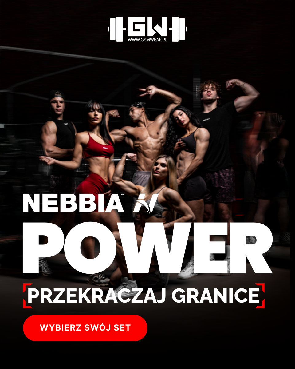 GYMWEAR Facebook ad: NOWOŚĆ: NEBBIA POWER
